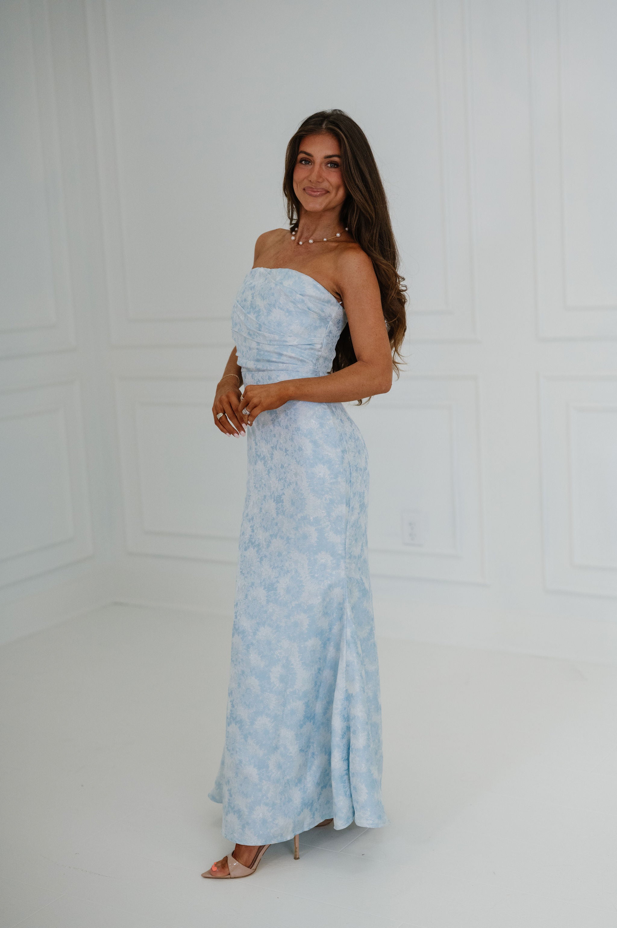 Raylee Maxi Dress-Light Blue