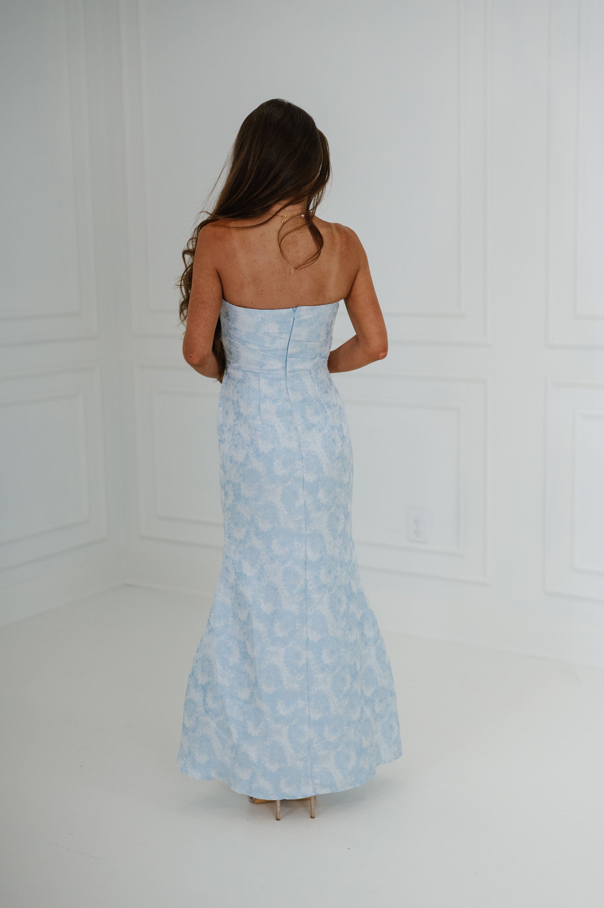 Raylee Maxi Dress-Light Blue