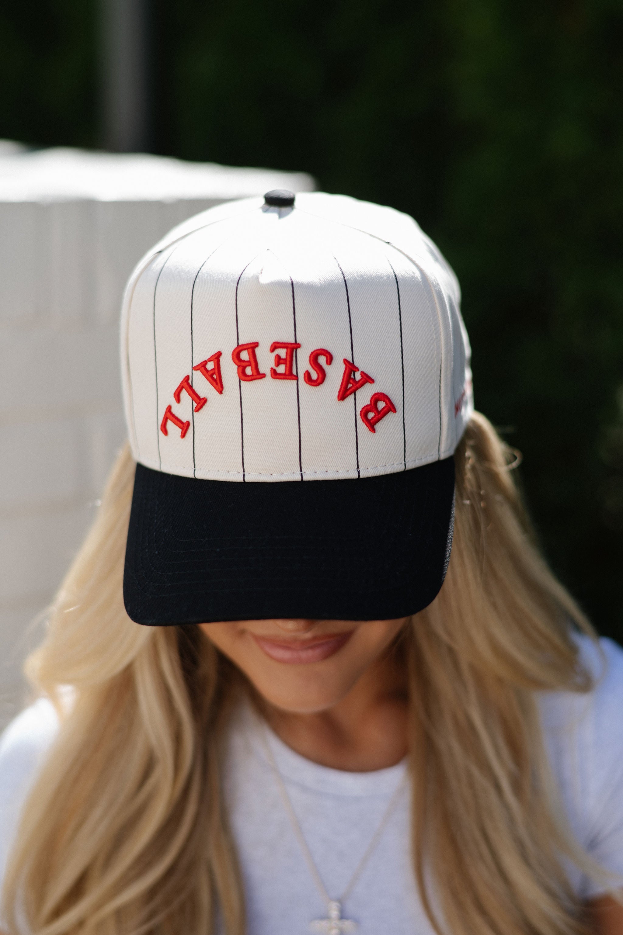 Baseball Trucker Hat-Cream