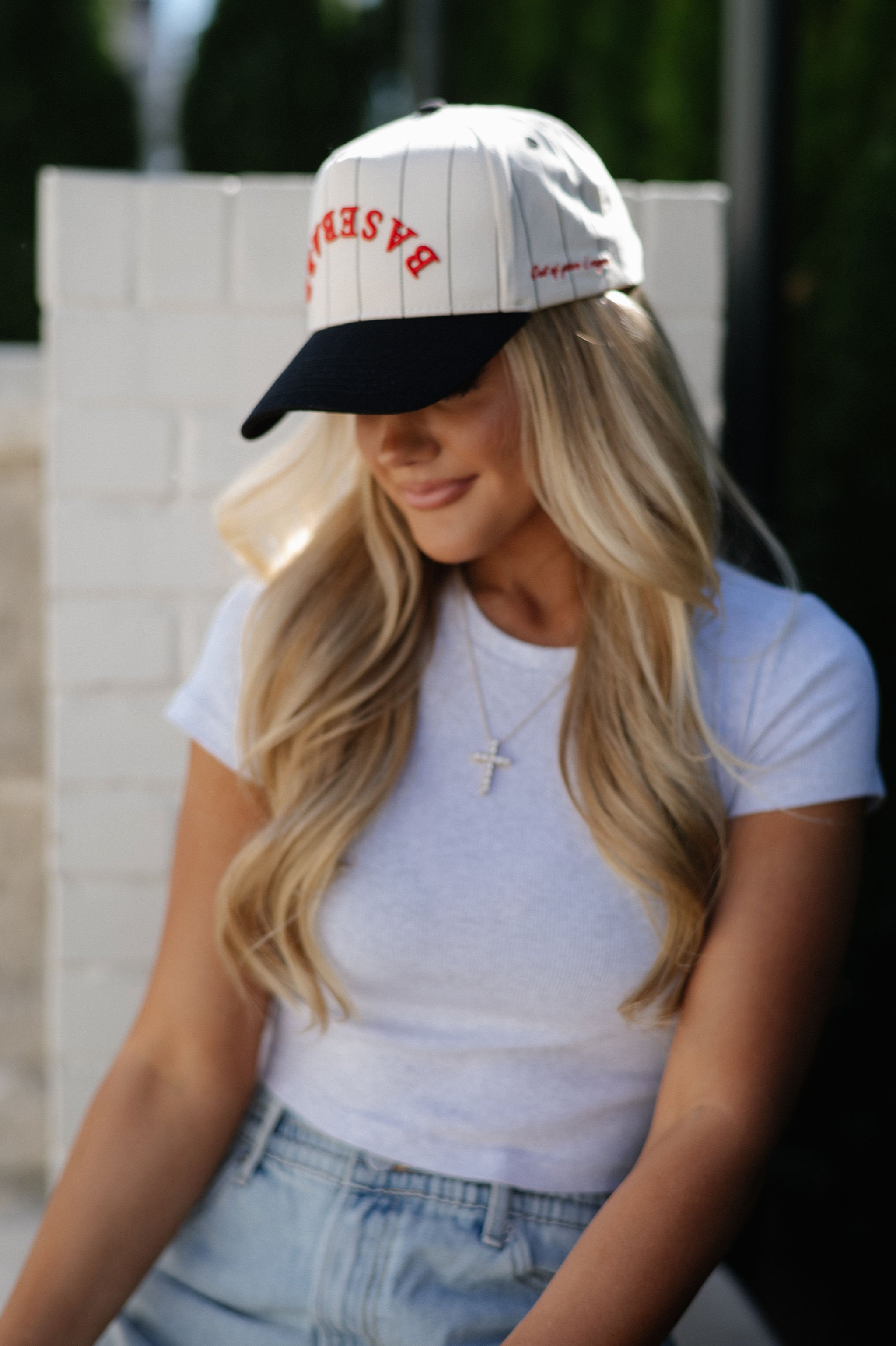 Baseball Trucker Hat-Cream