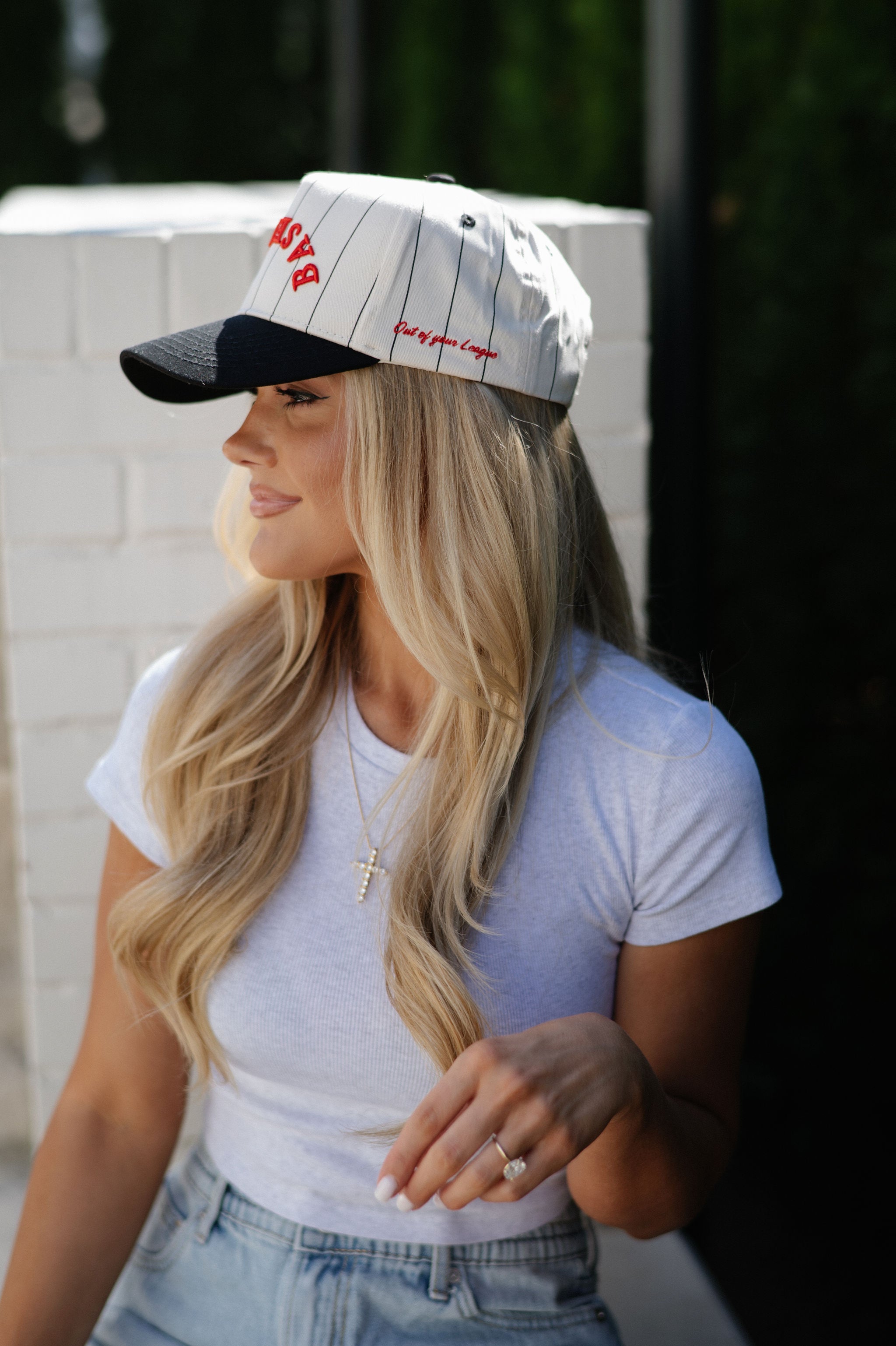 Baseball Trucker Hat-Cream