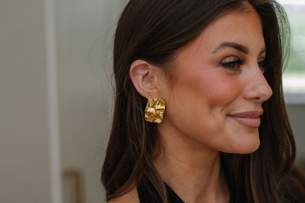 Jennifer Earrings- Gold