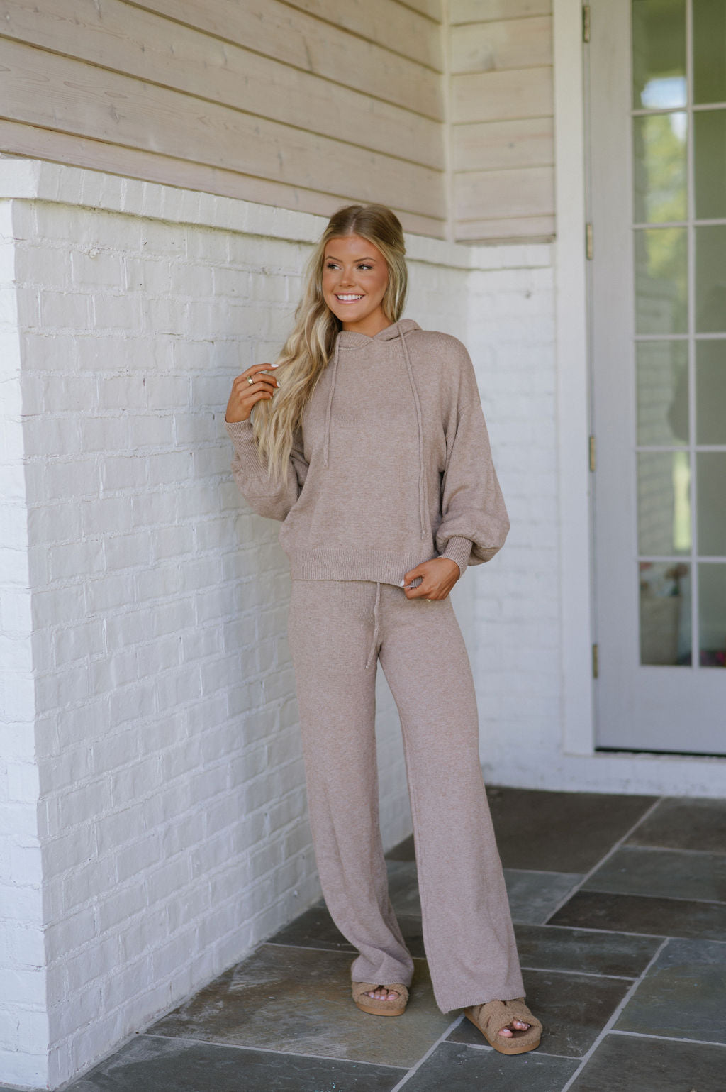 Luke Sweater Pants Set-Mocha