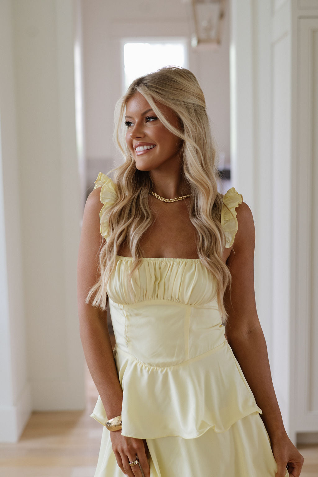 Perkins Dress-Lemon