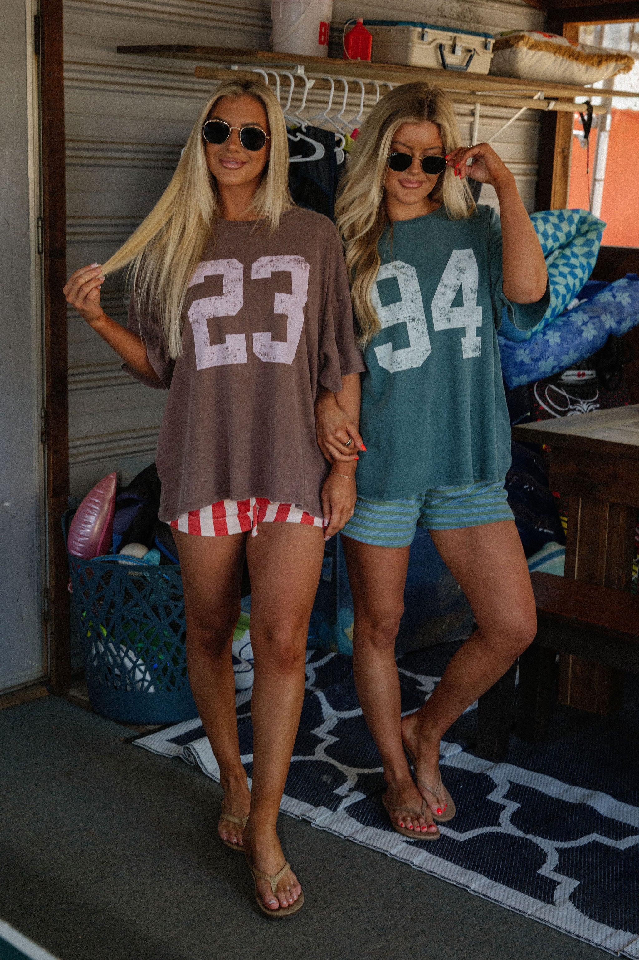 Lottie Graphic Tee-Dark Teal