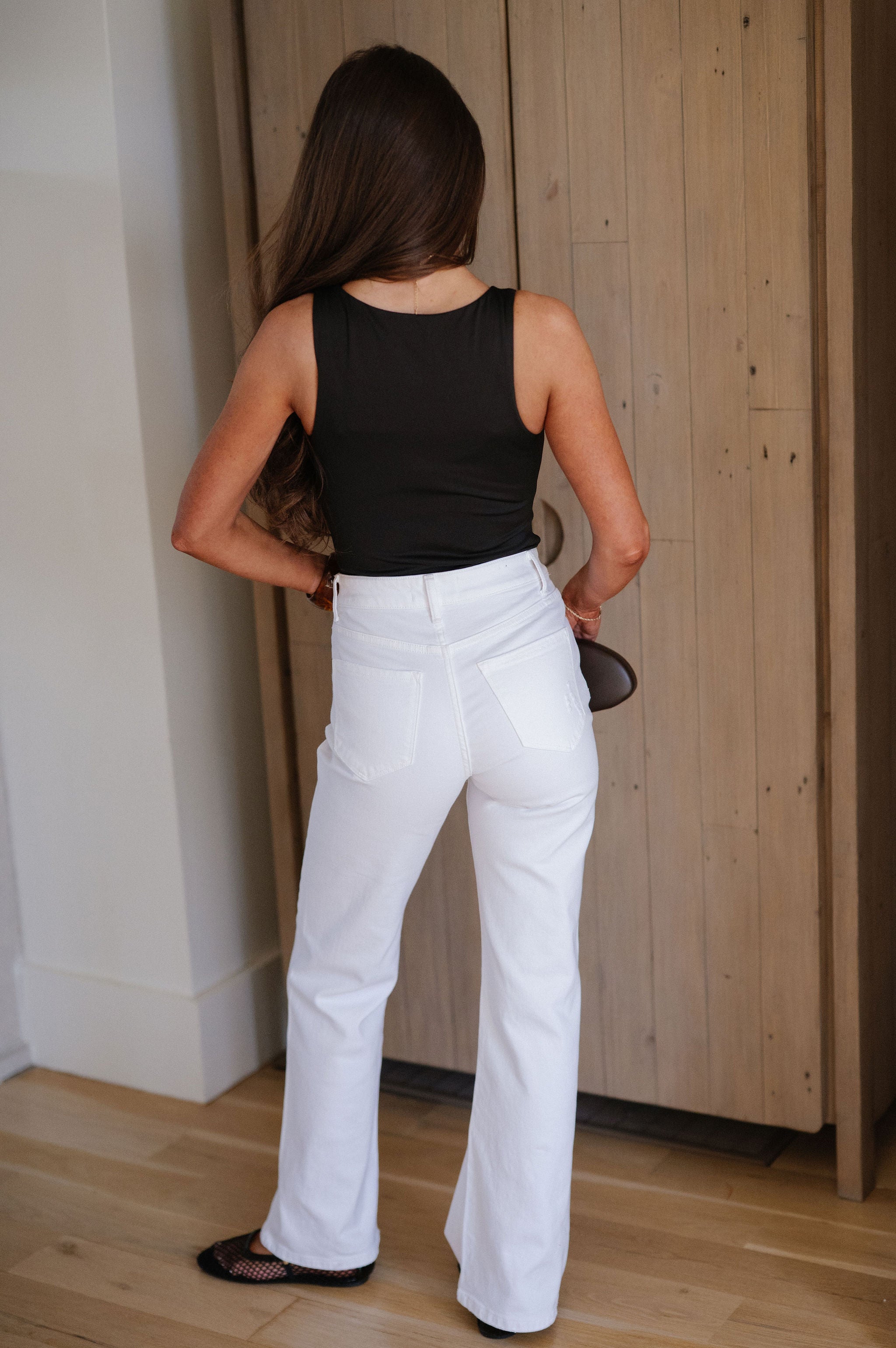 90's Vintage Flares-White