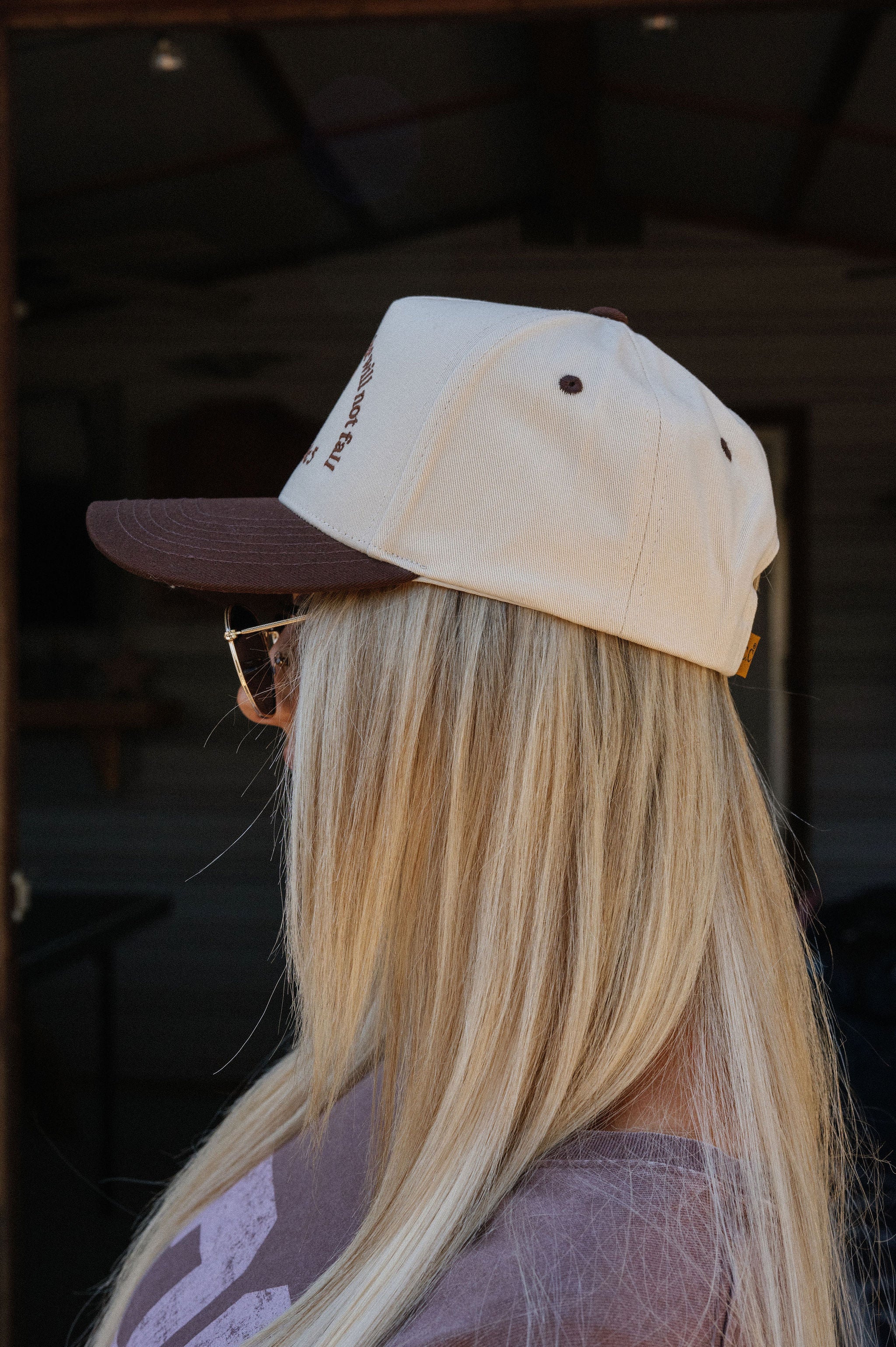 "Psalm 46:5" Trucker Hat-Brown