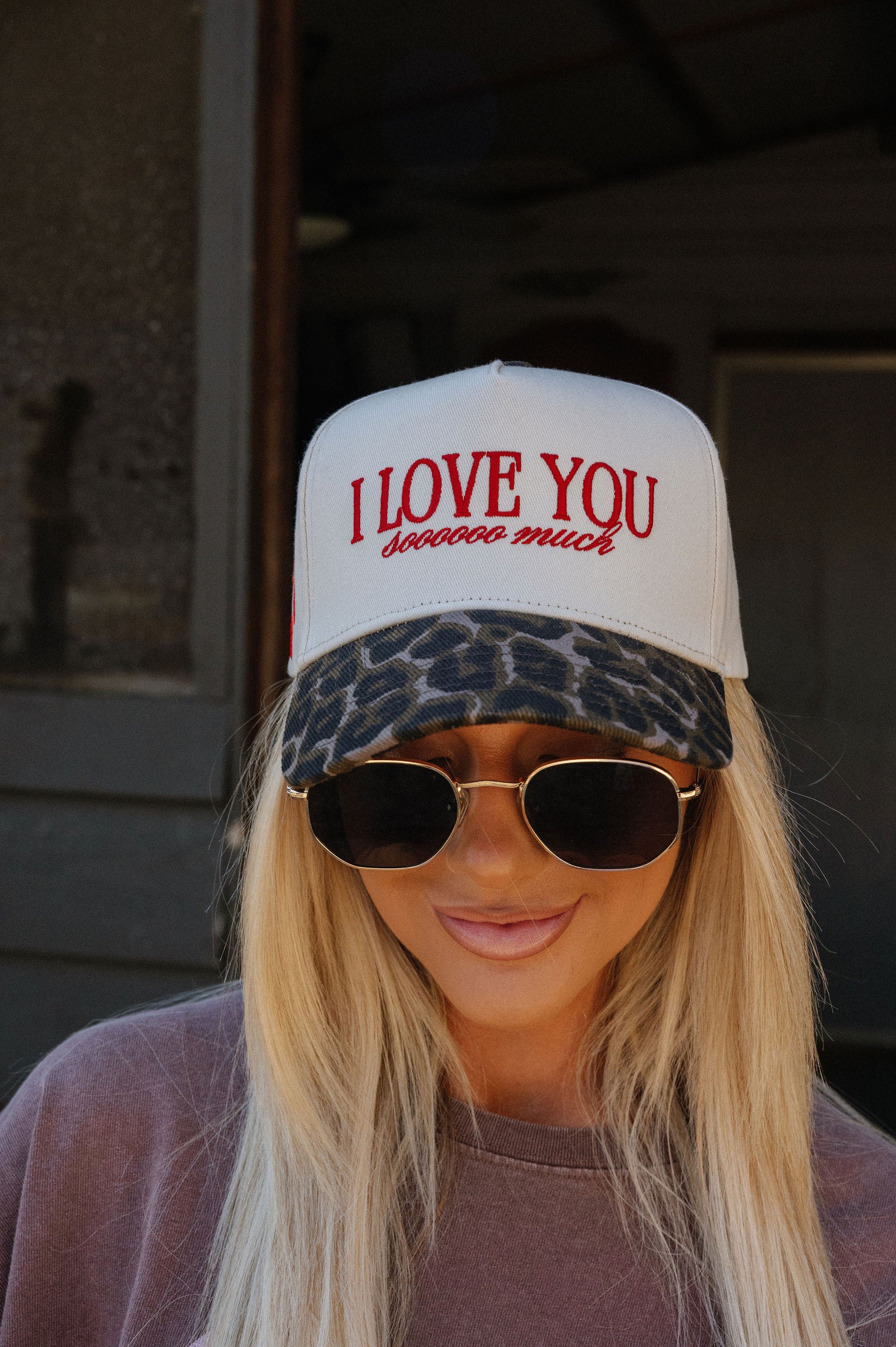 Leopard Vintage Trucker Hat