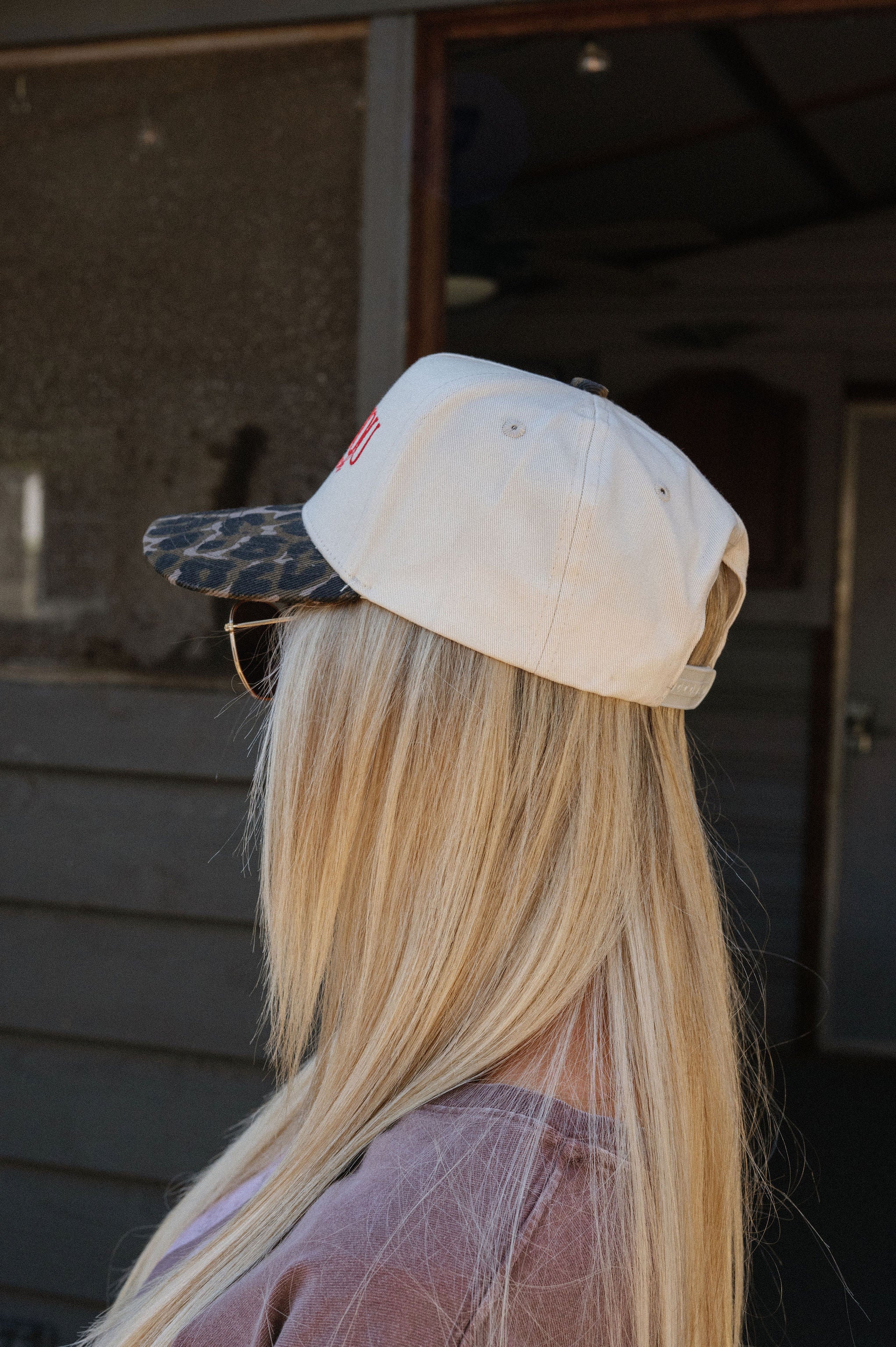 Leopard Vintage Trucker Hat