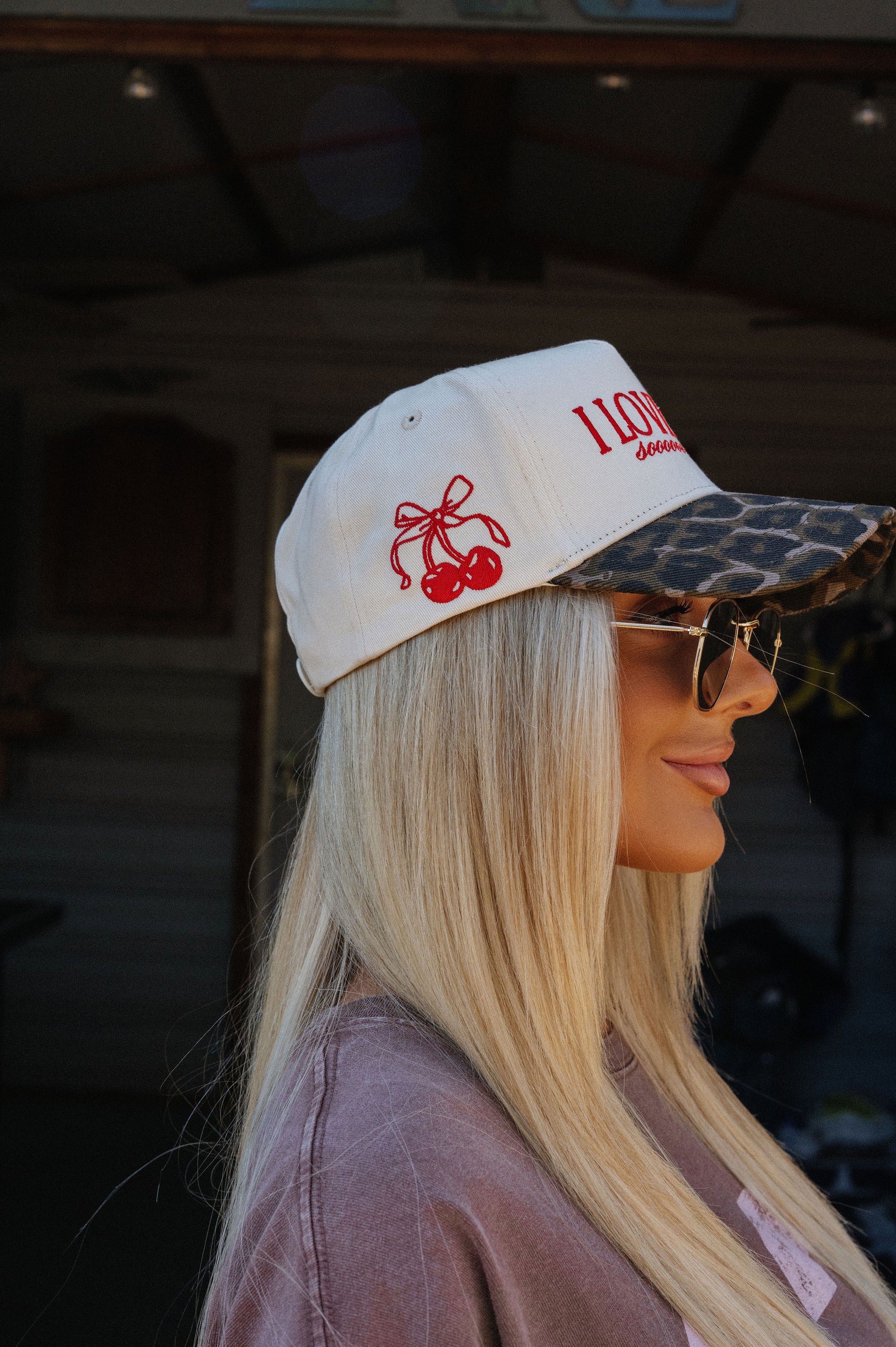 Leopard Vintage Trucker Hat