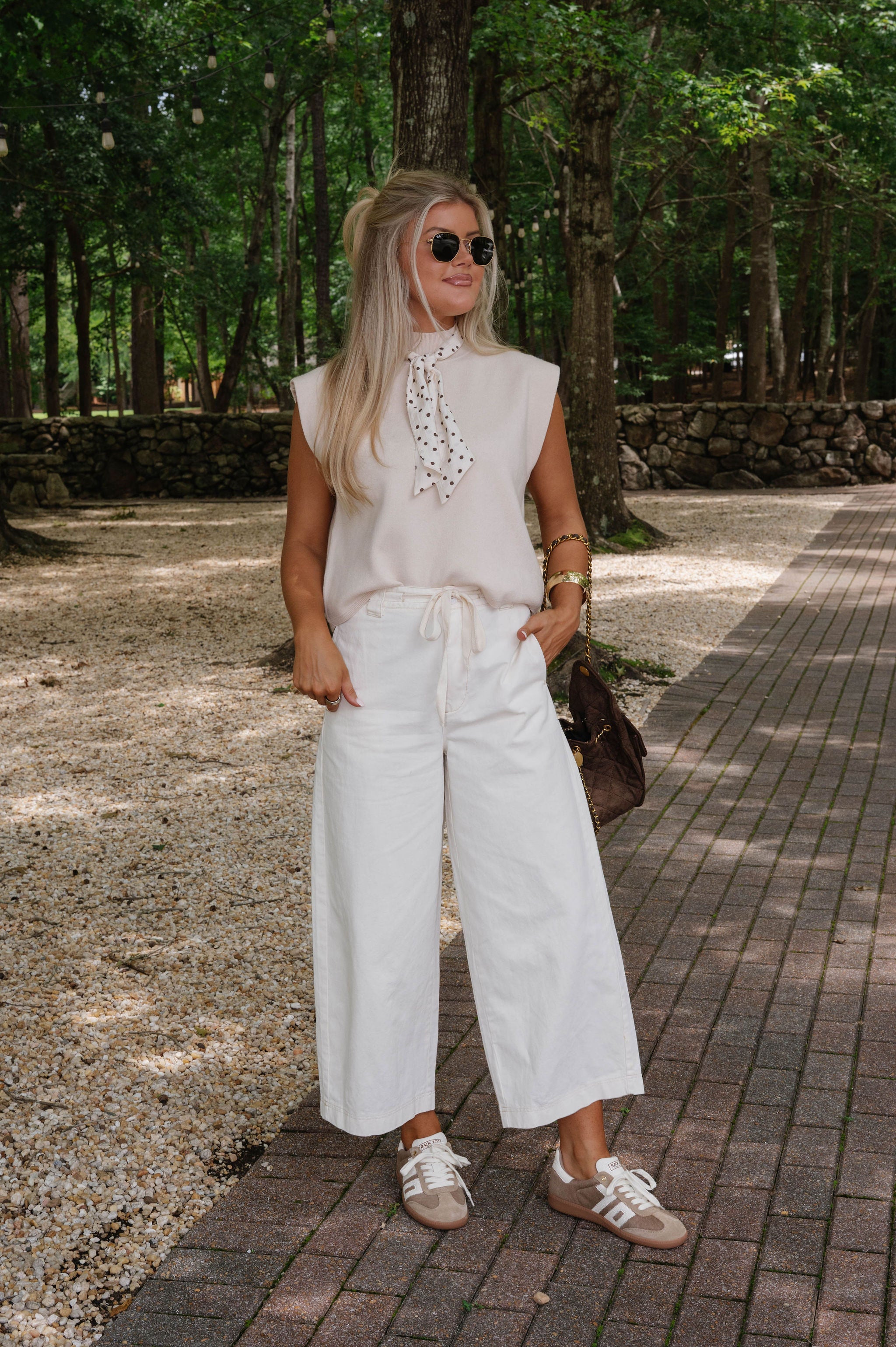 Briggs Baggy Fit Pants-Cream