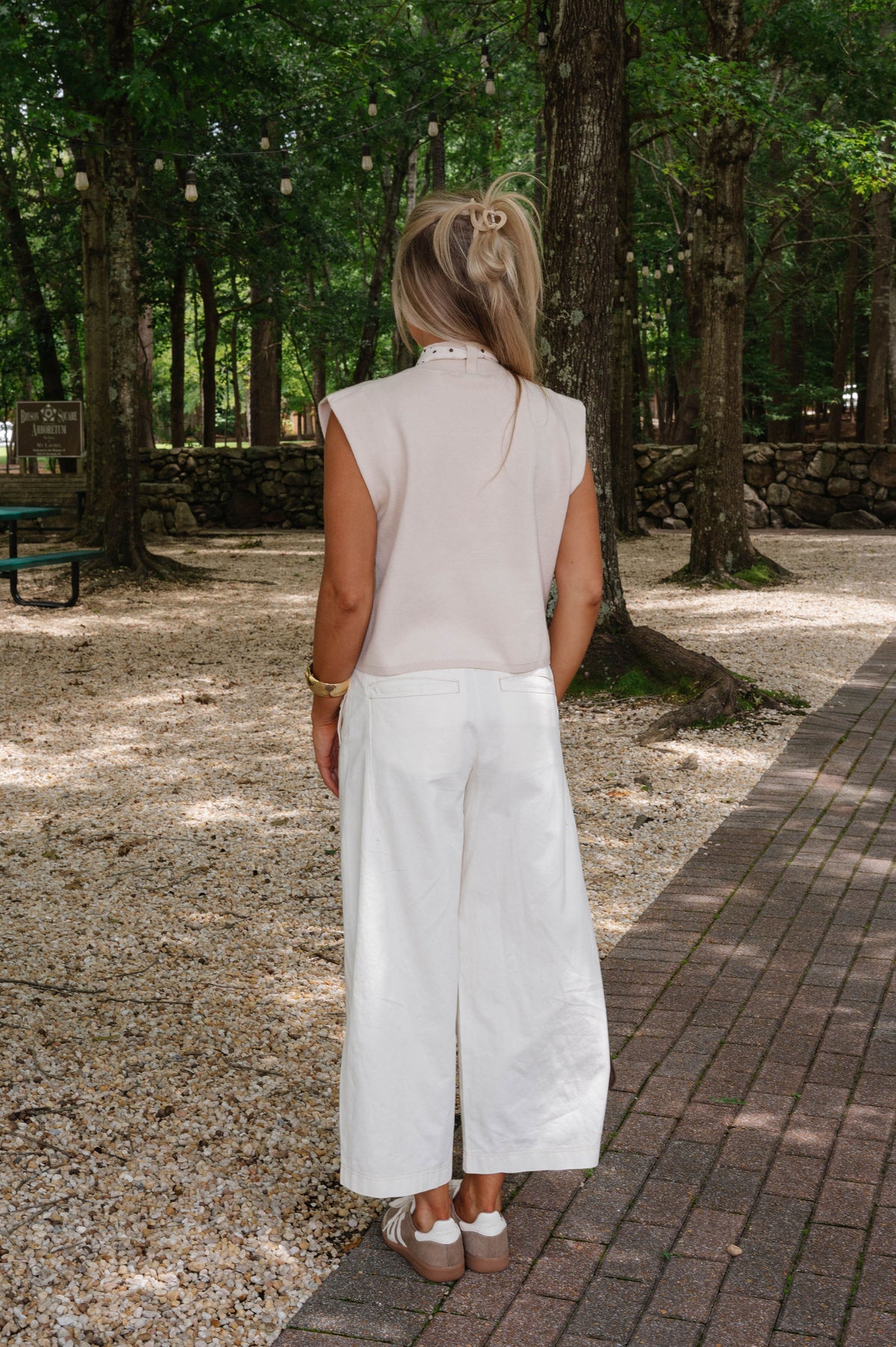 Briggs Baggy Fit Pants-Cream