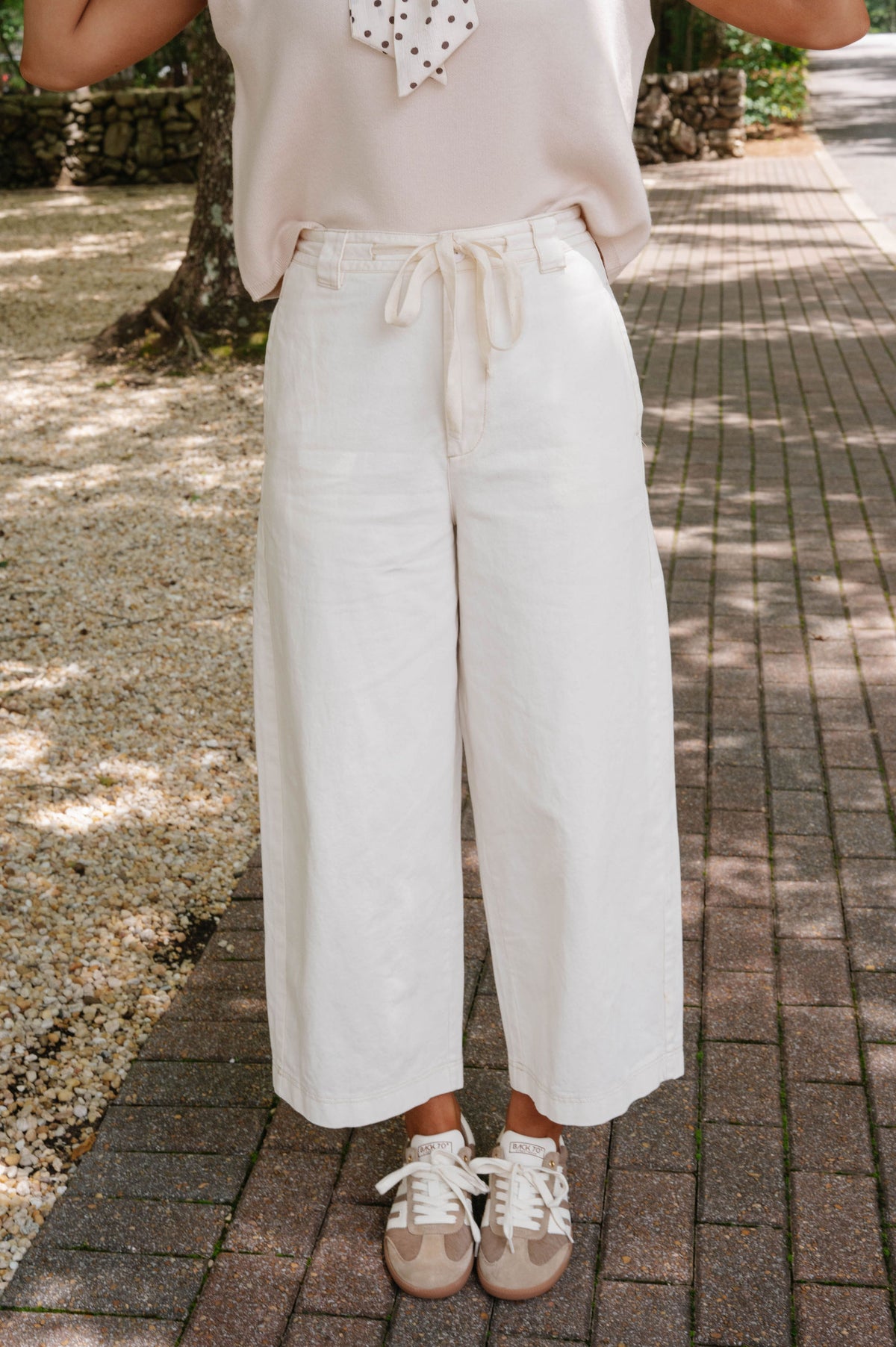 Briggs Baggy Fit Pants-Cream