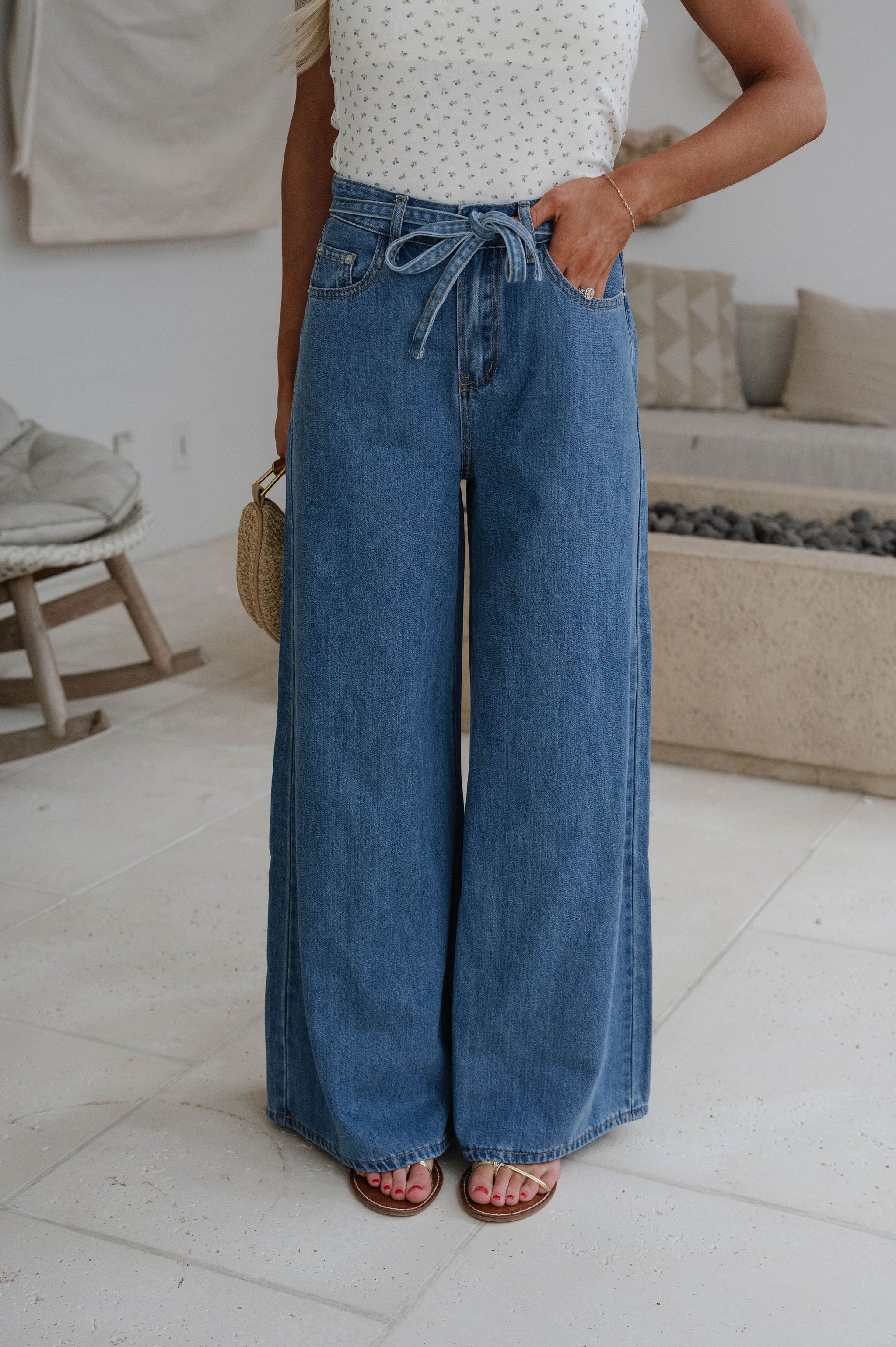 Collier Wide Leg Jeans