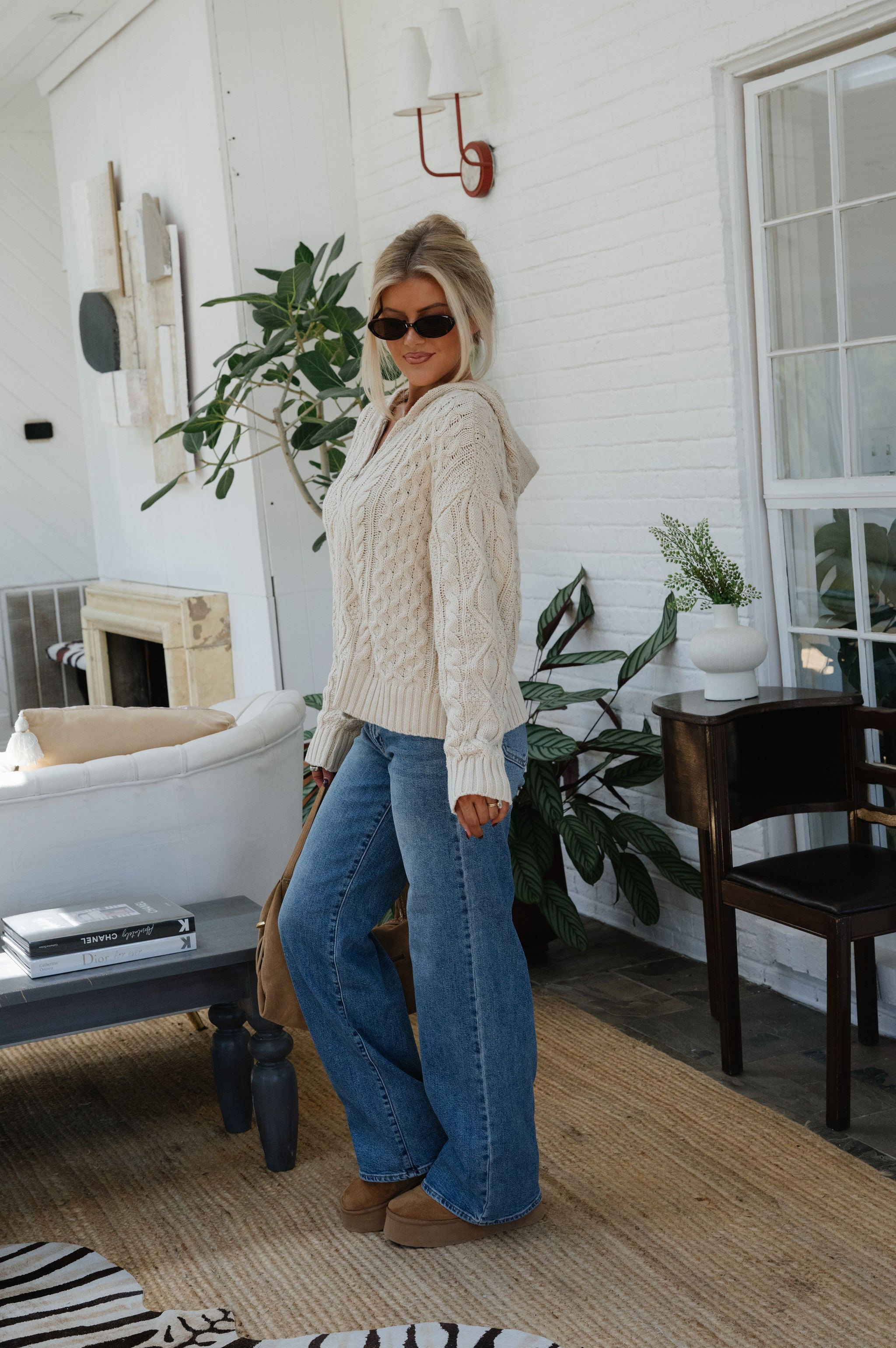 Cora Wide Leg Jeans-Medium Denim