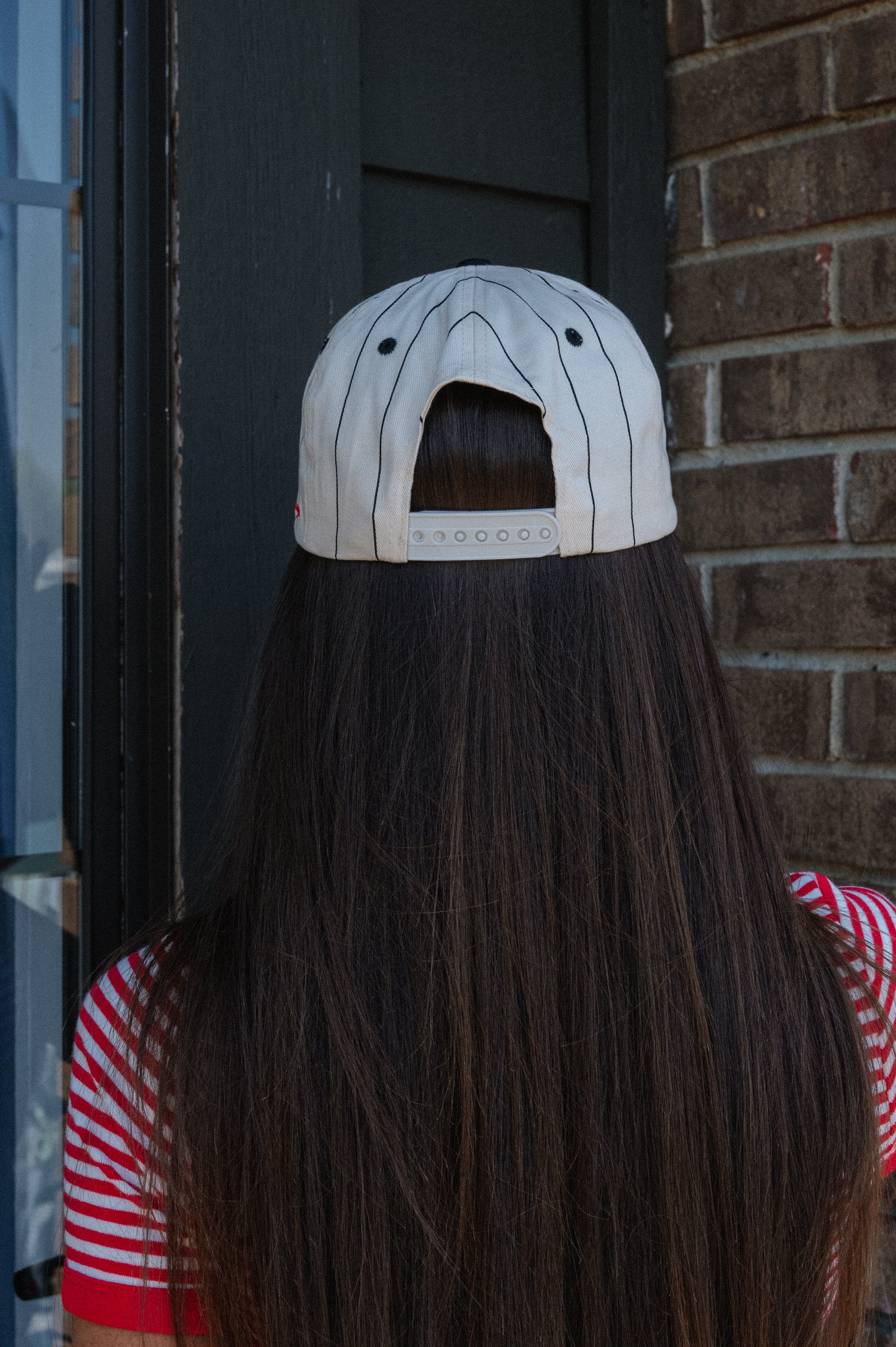 Baseball Trucker Hat- Black Stripe