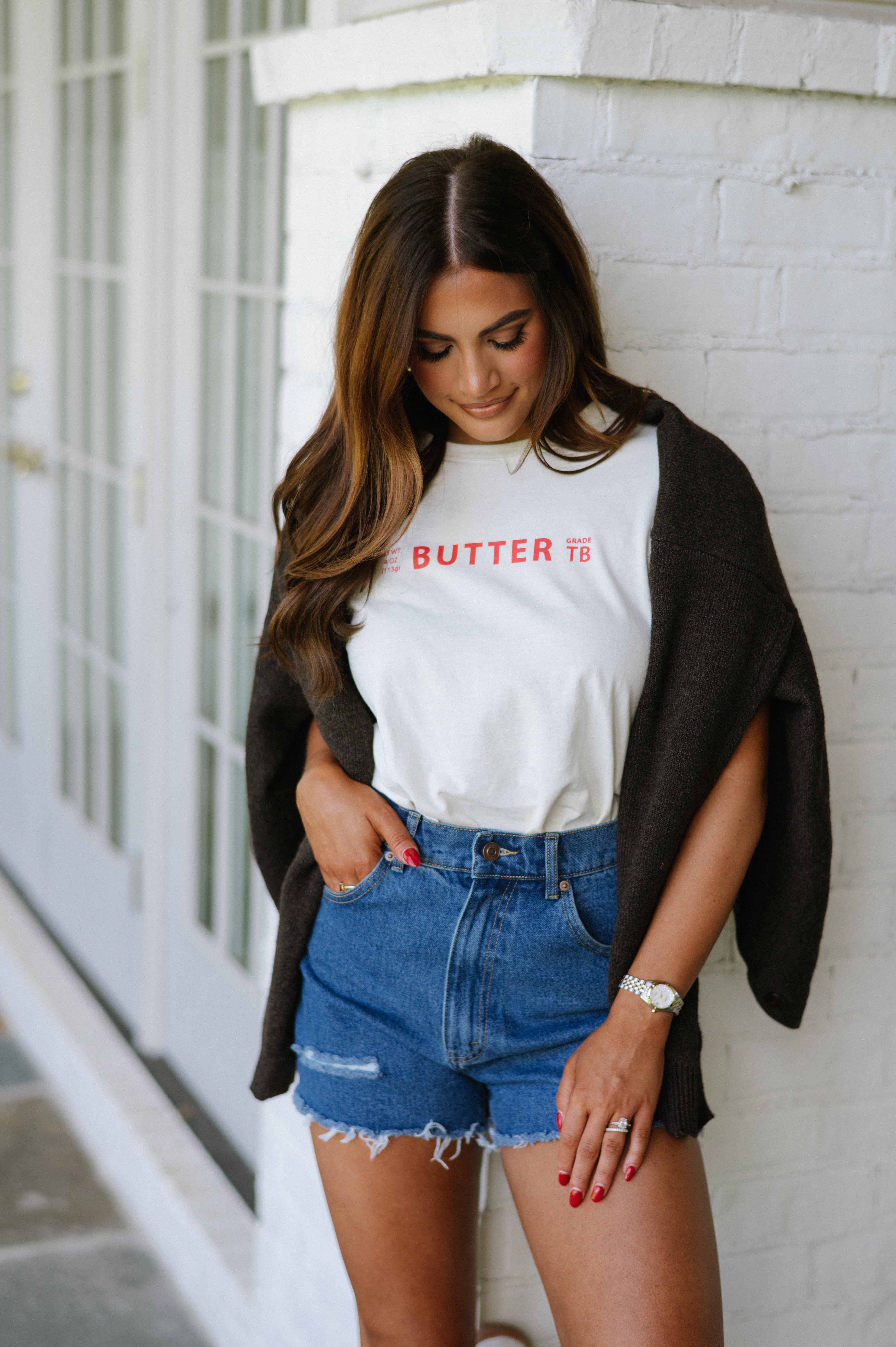 Butter Graphic Tee- Cream