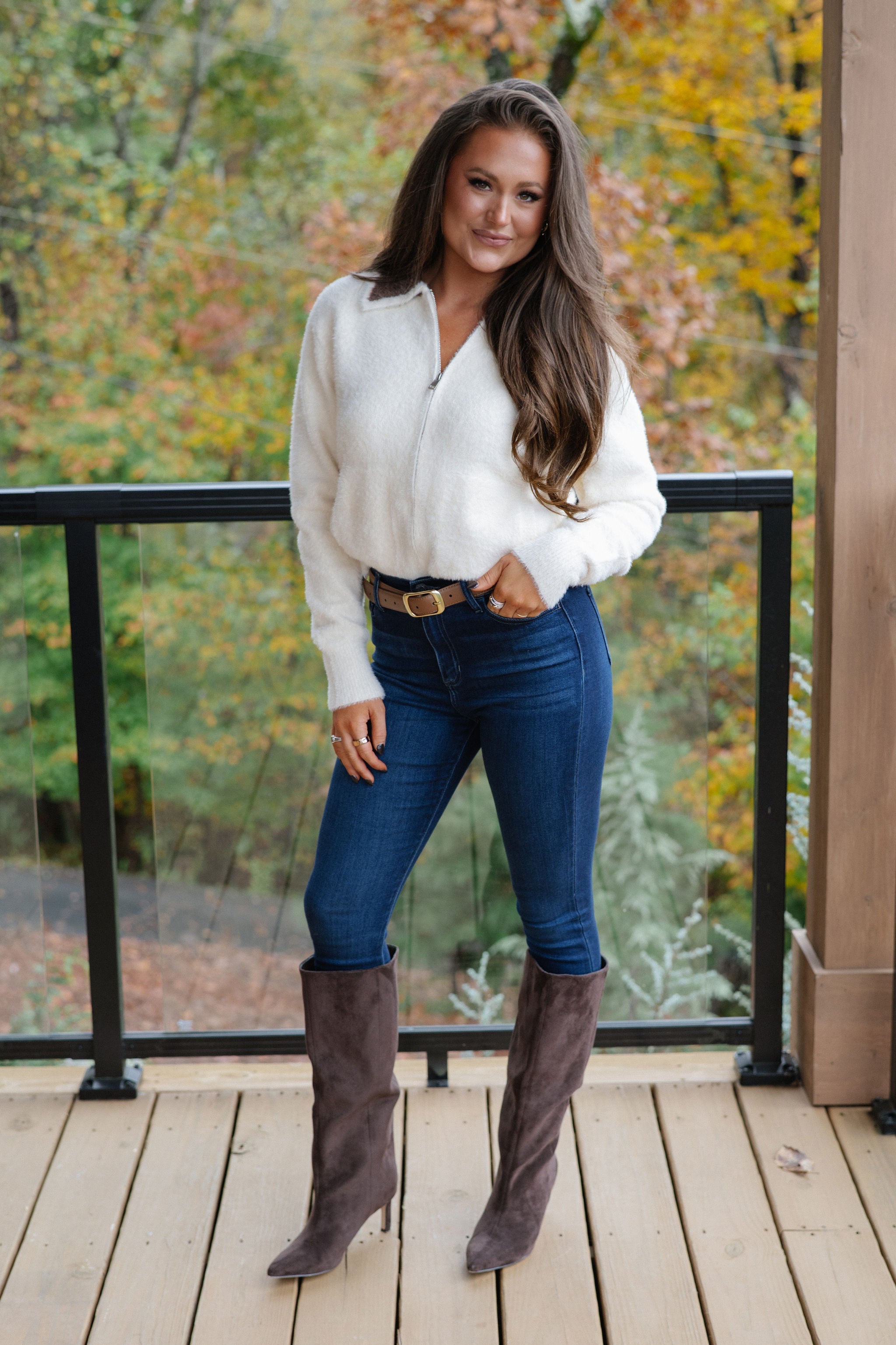 Jessie Cardigan-Vanilla/Brown