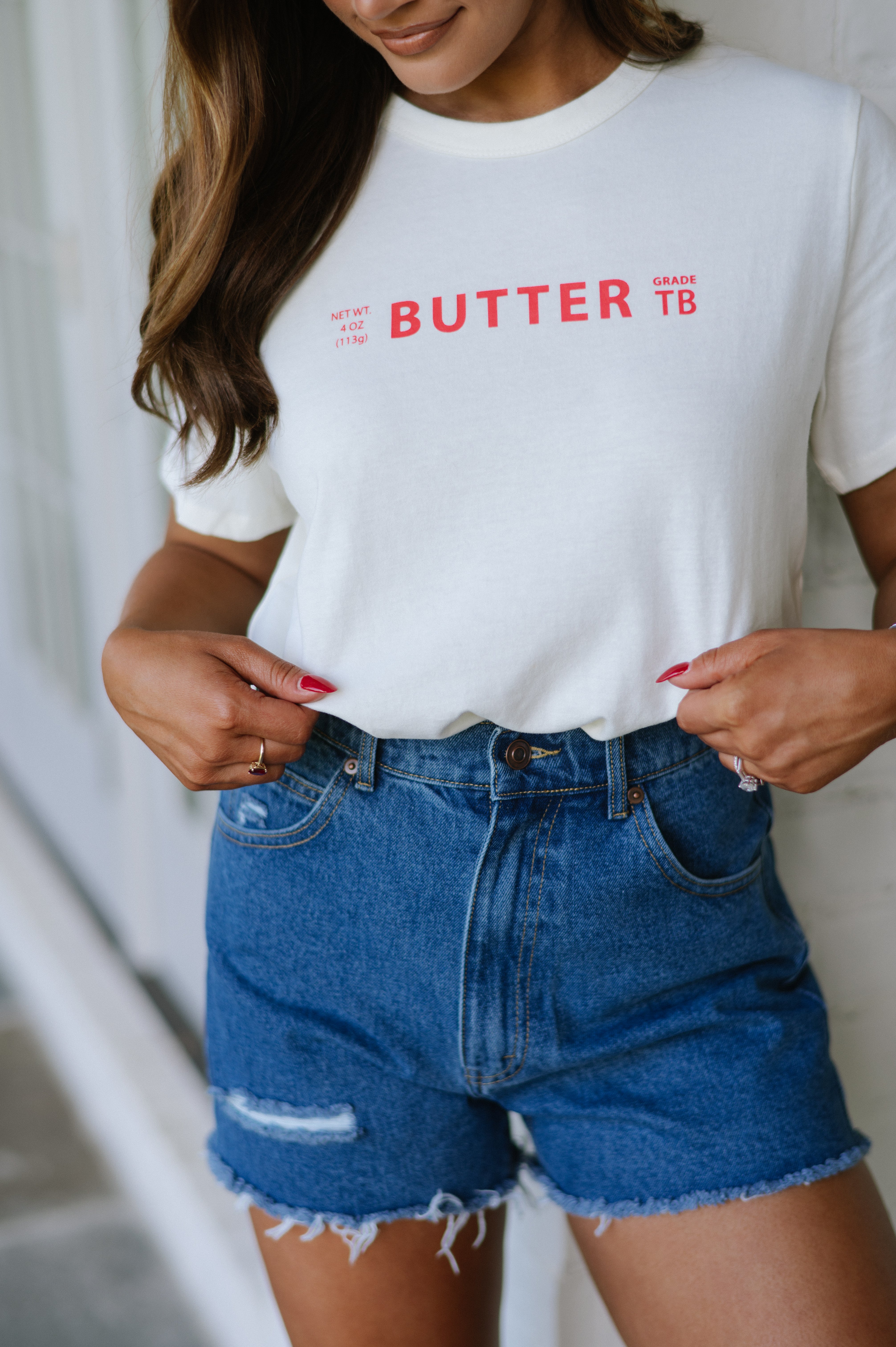 Butter Graphic Tee- Cream