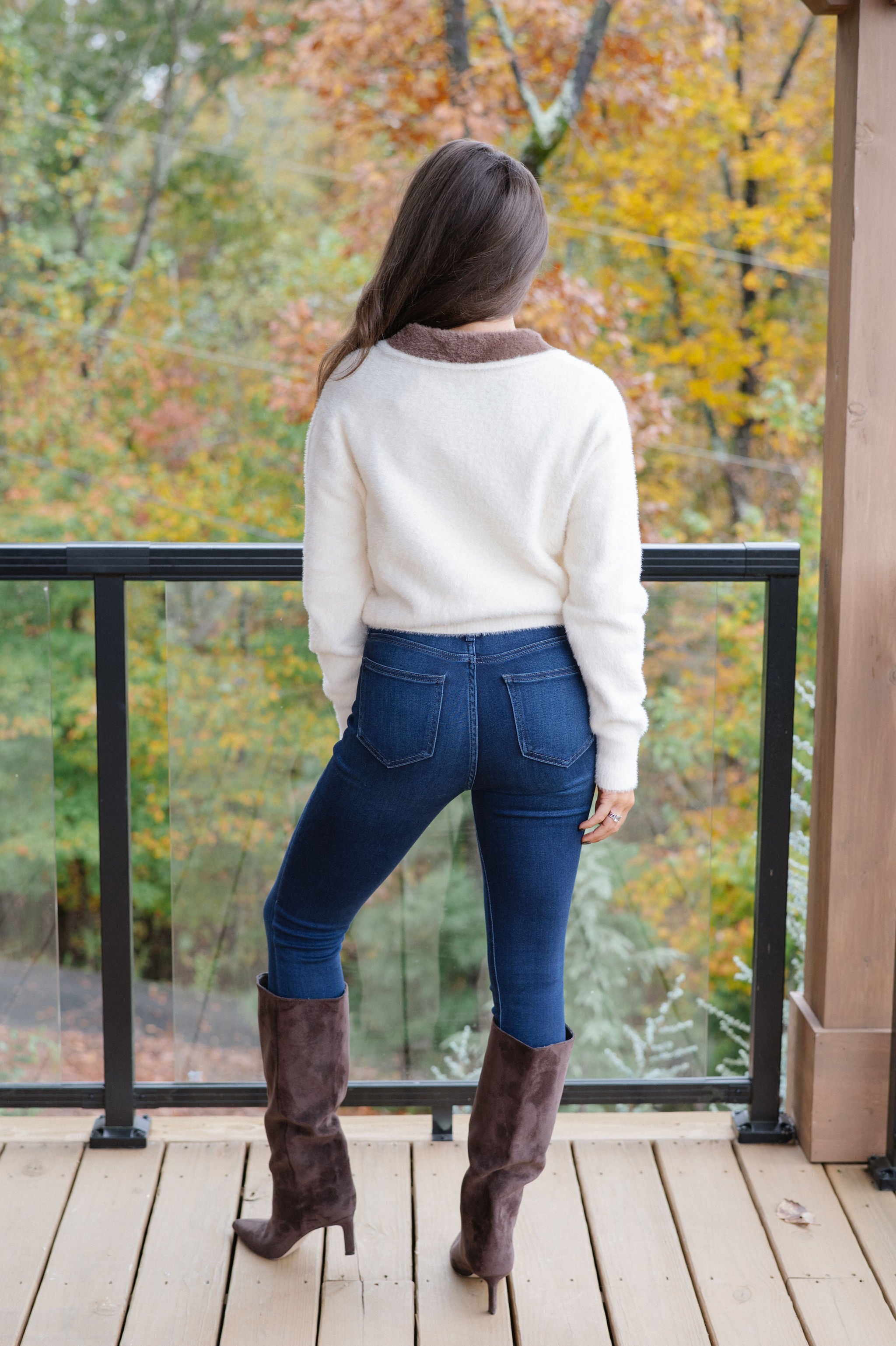 Jessie Cardigan-Vanilla/Brown