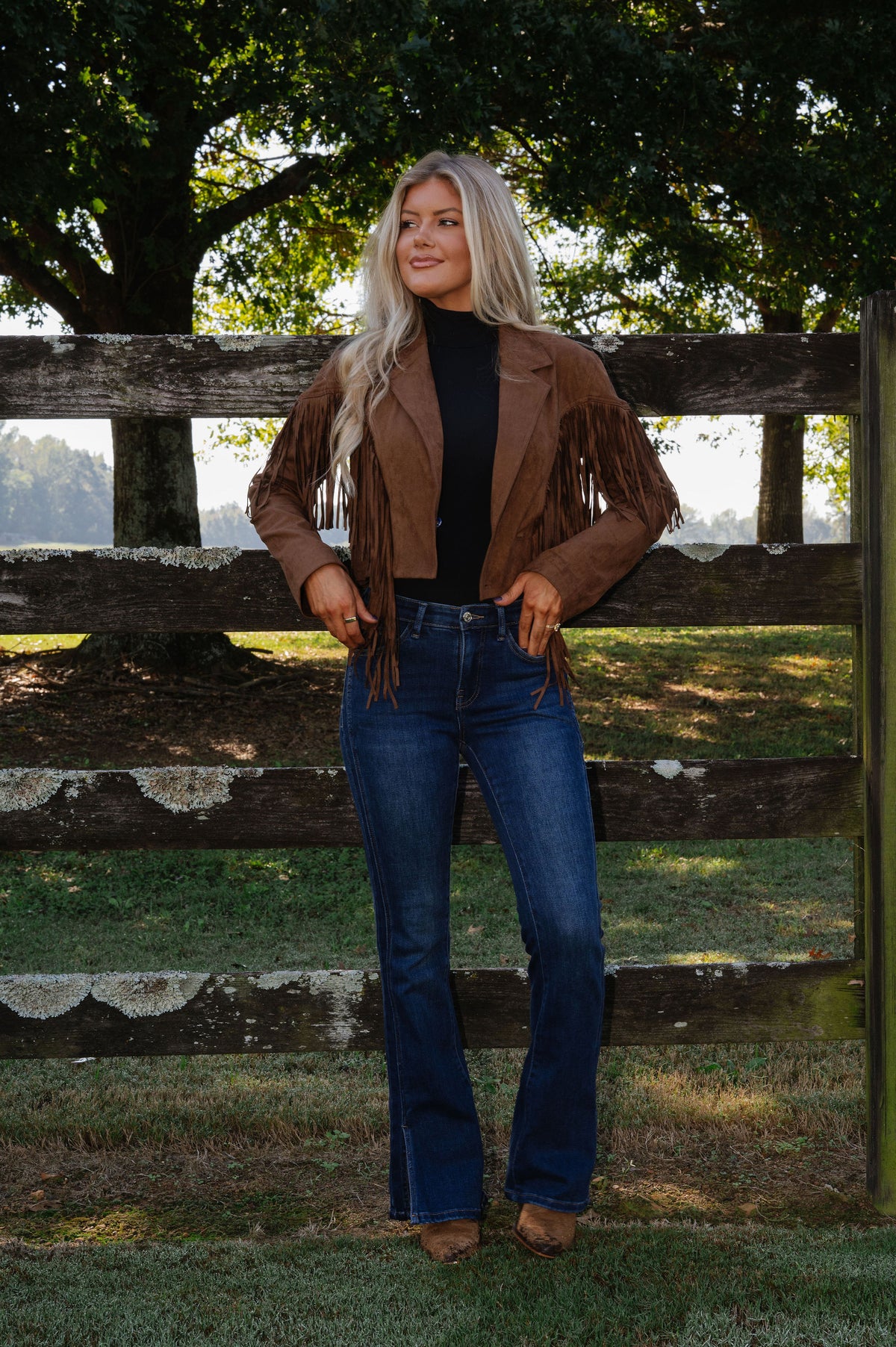 Lanie Mid Rise Bootcut Jeans