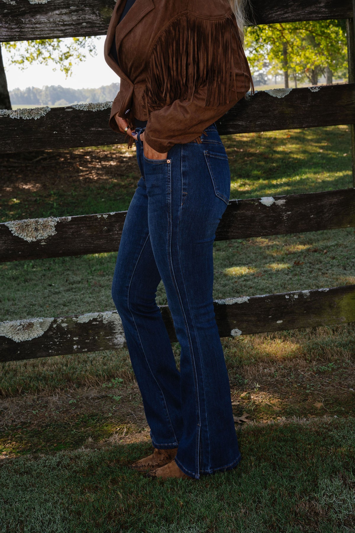 Lanie Mid Rise Bootcut Jeans