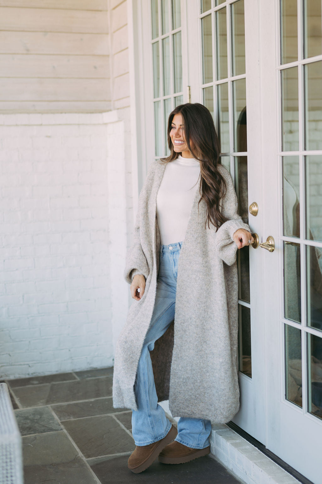 Chunky Oversized Cardigan- Oatmeal