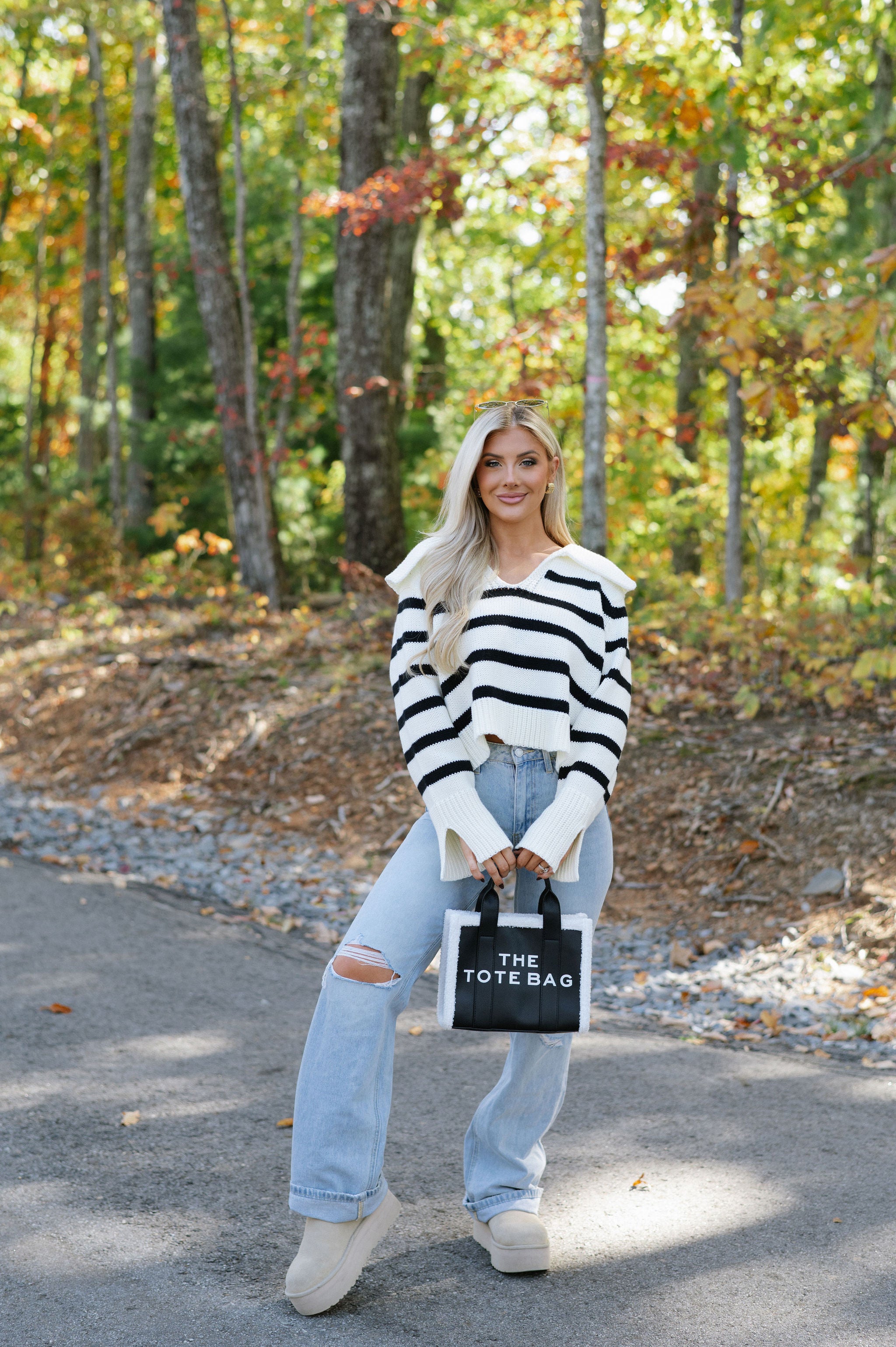 Jasper Sweater-Ivory/Black