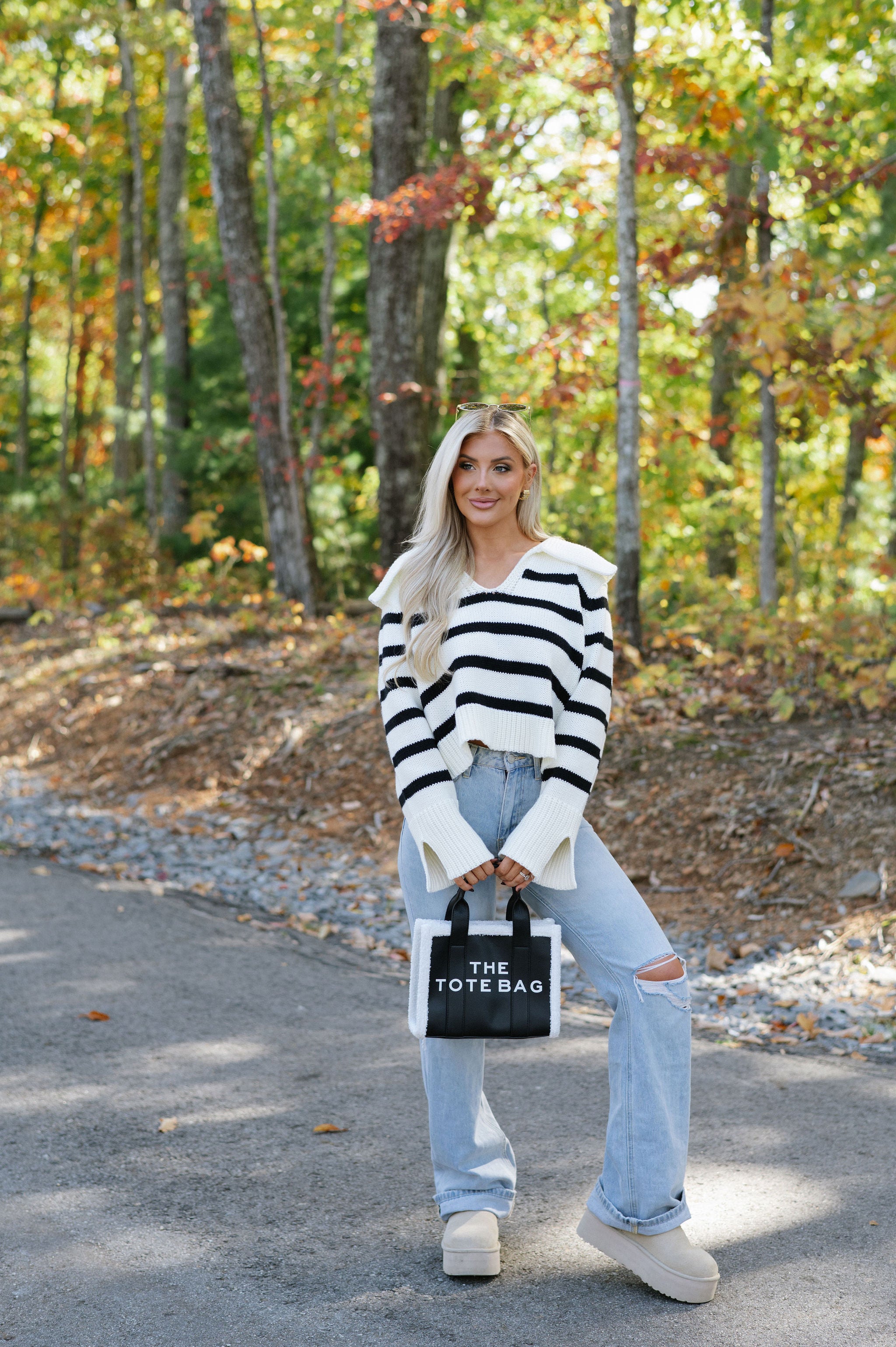 Jasper Sweater-Ivory/Black