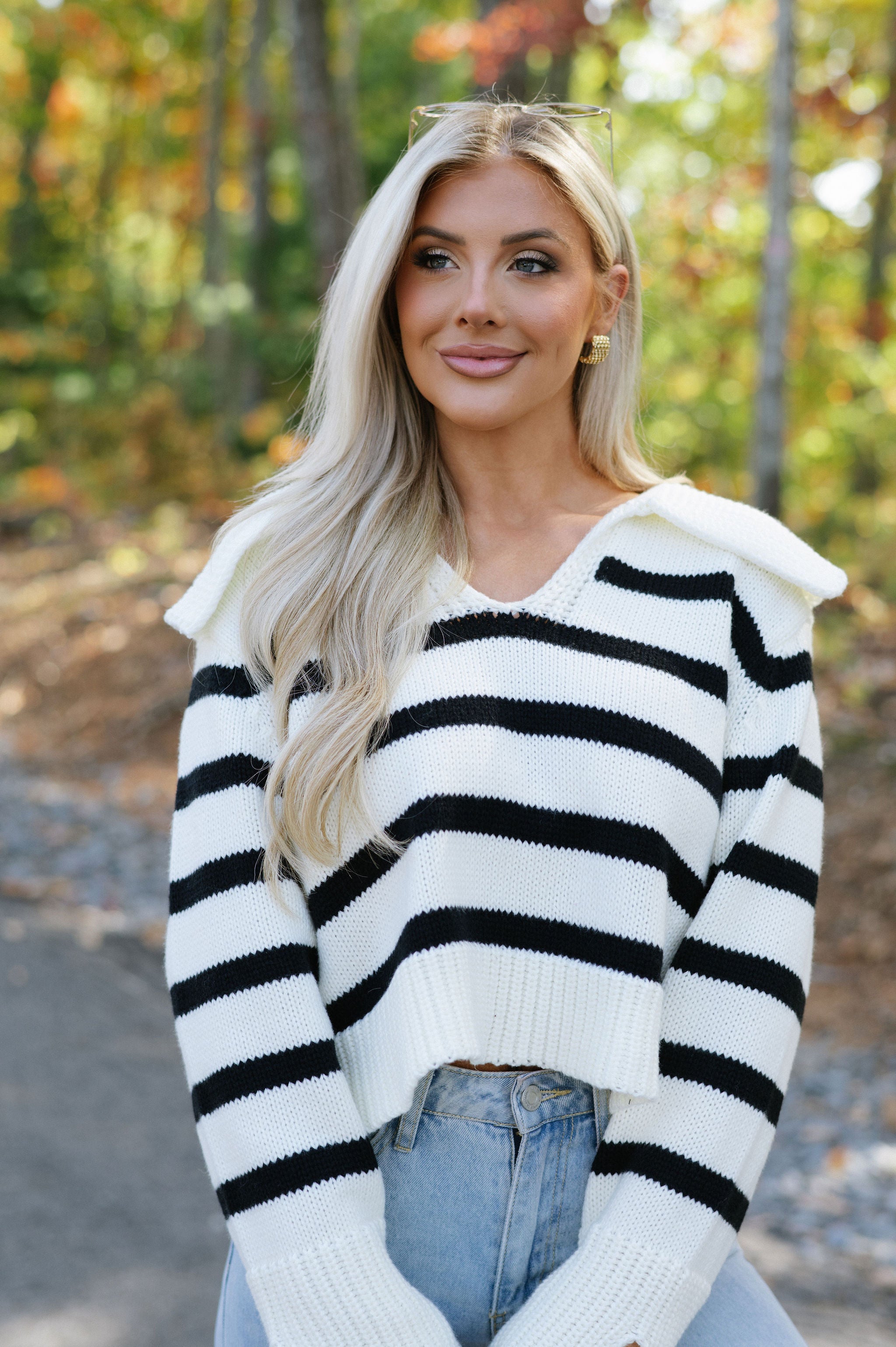 Jasper Sweater-Ivory/Black