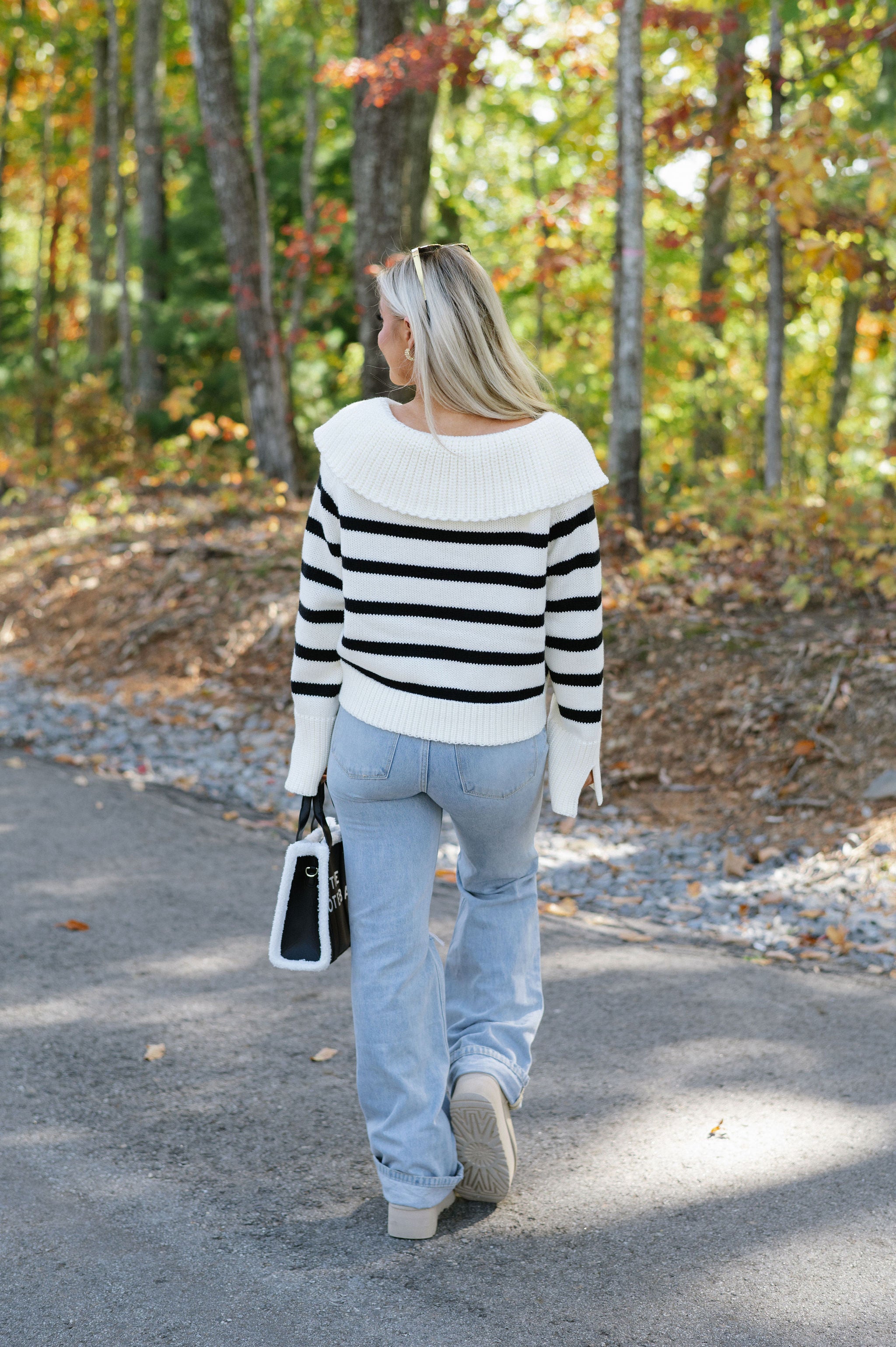 Jasper Sweater-Ivory/Black