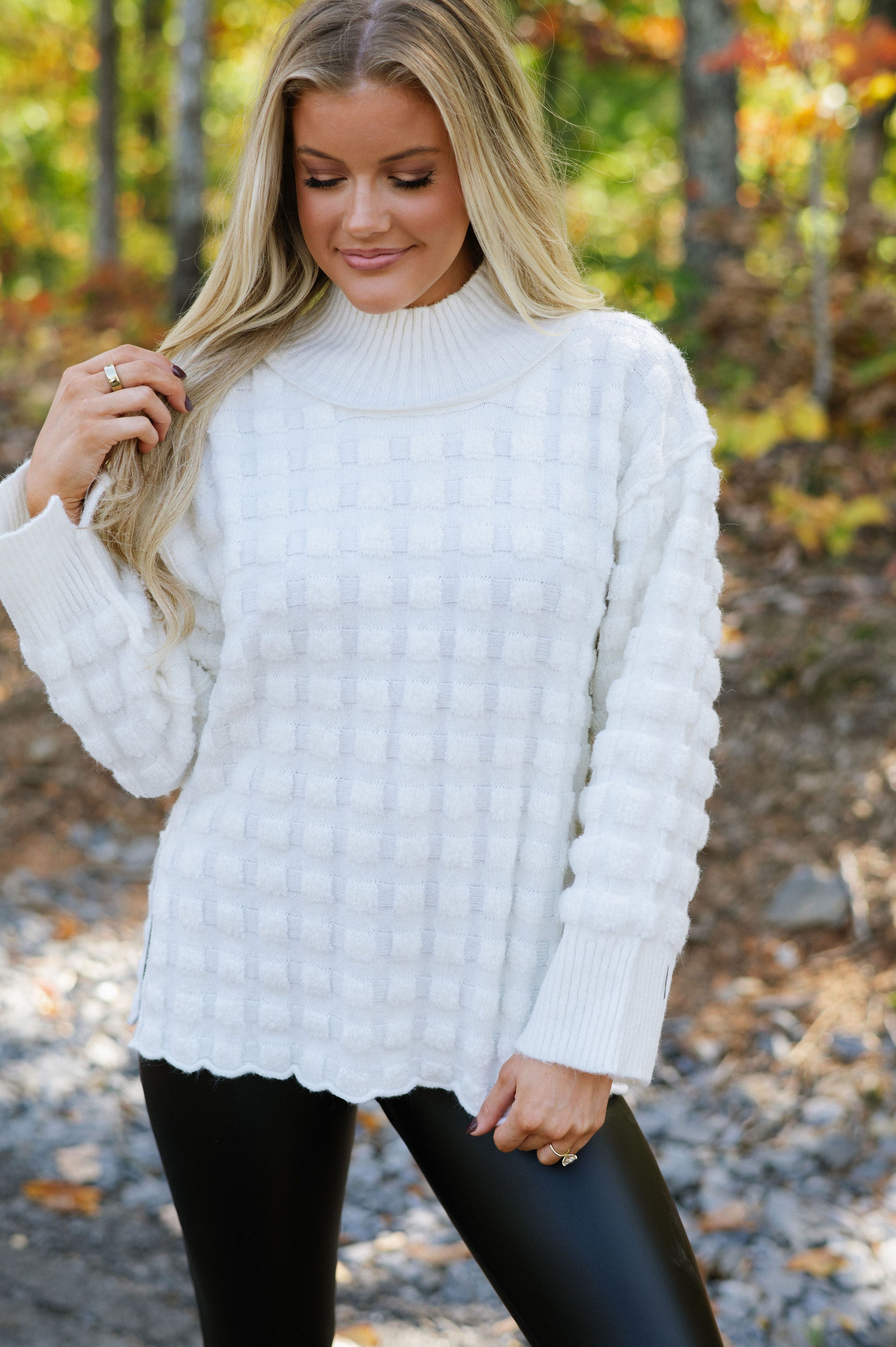 Marcy Sweater-White