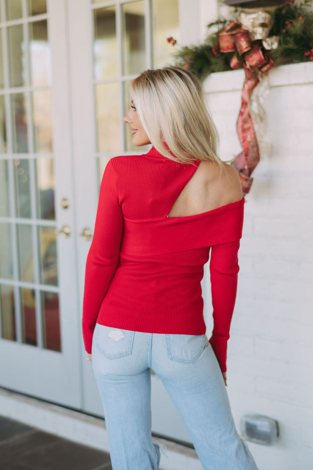 River Asymmetrical Top- Red