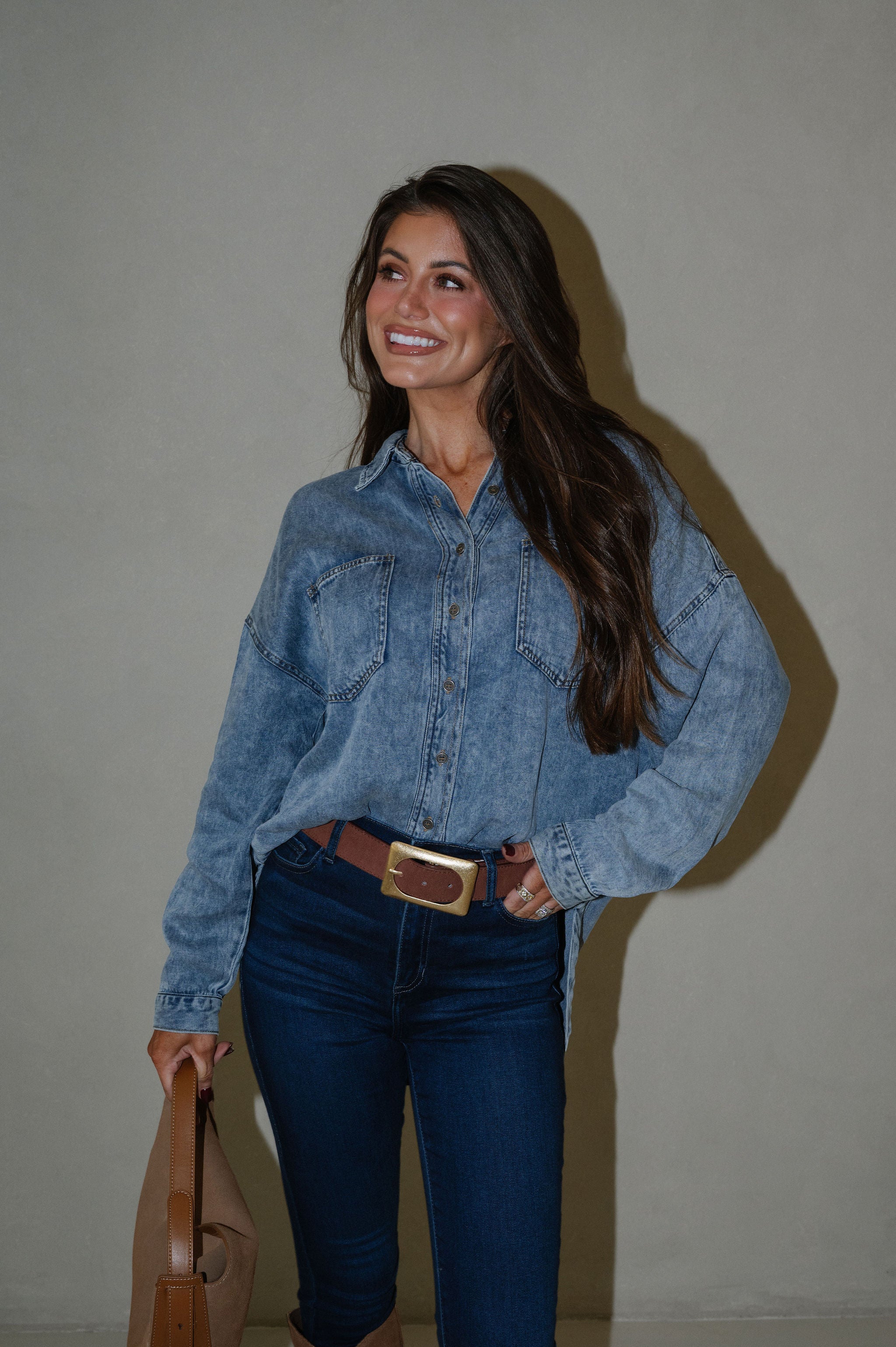 Kristina Denim Shirt