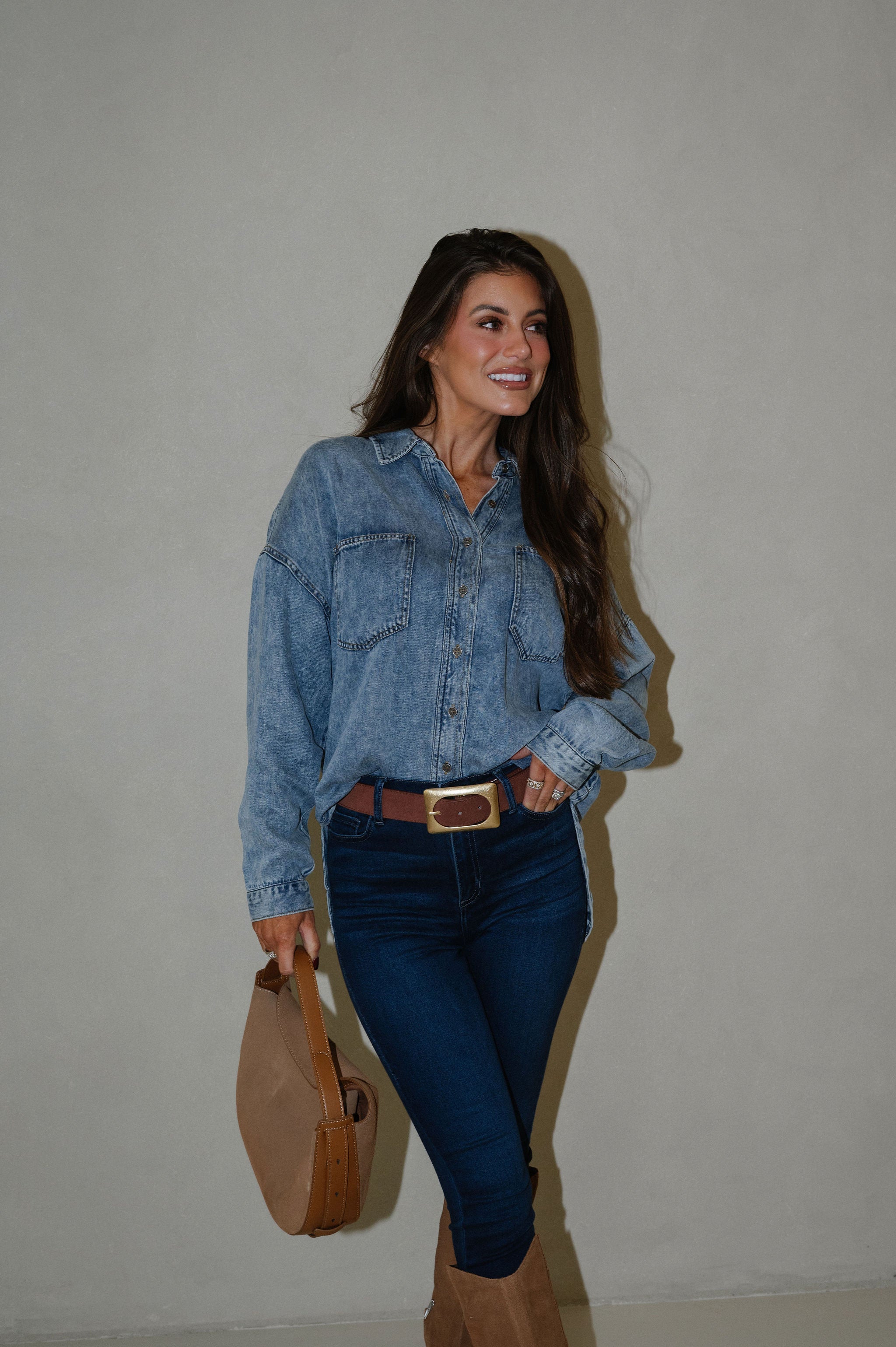 Kristina Denim Shirt