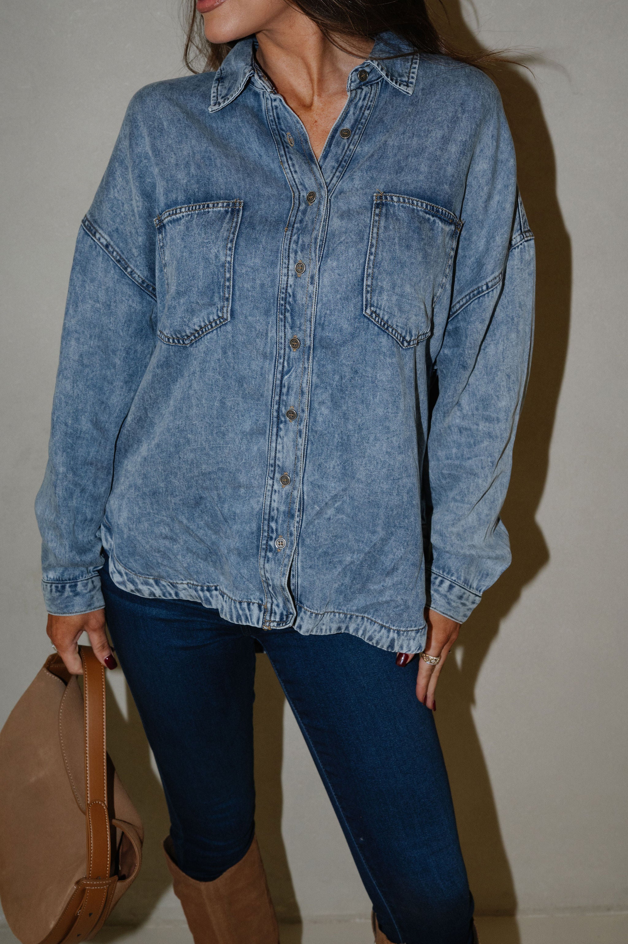 Kristina Denim Shirt