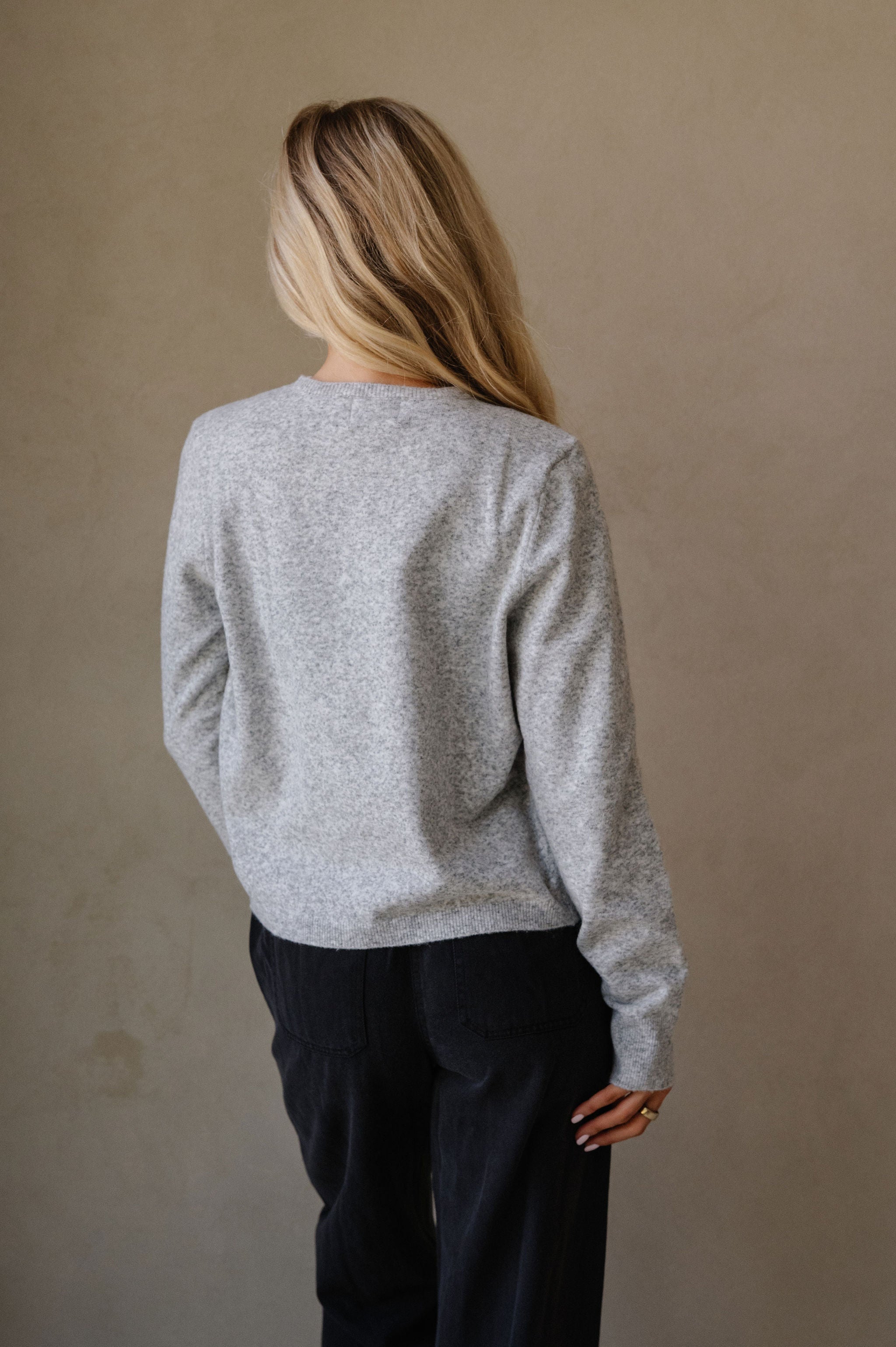 Cameron Cardigan-Heather Grey