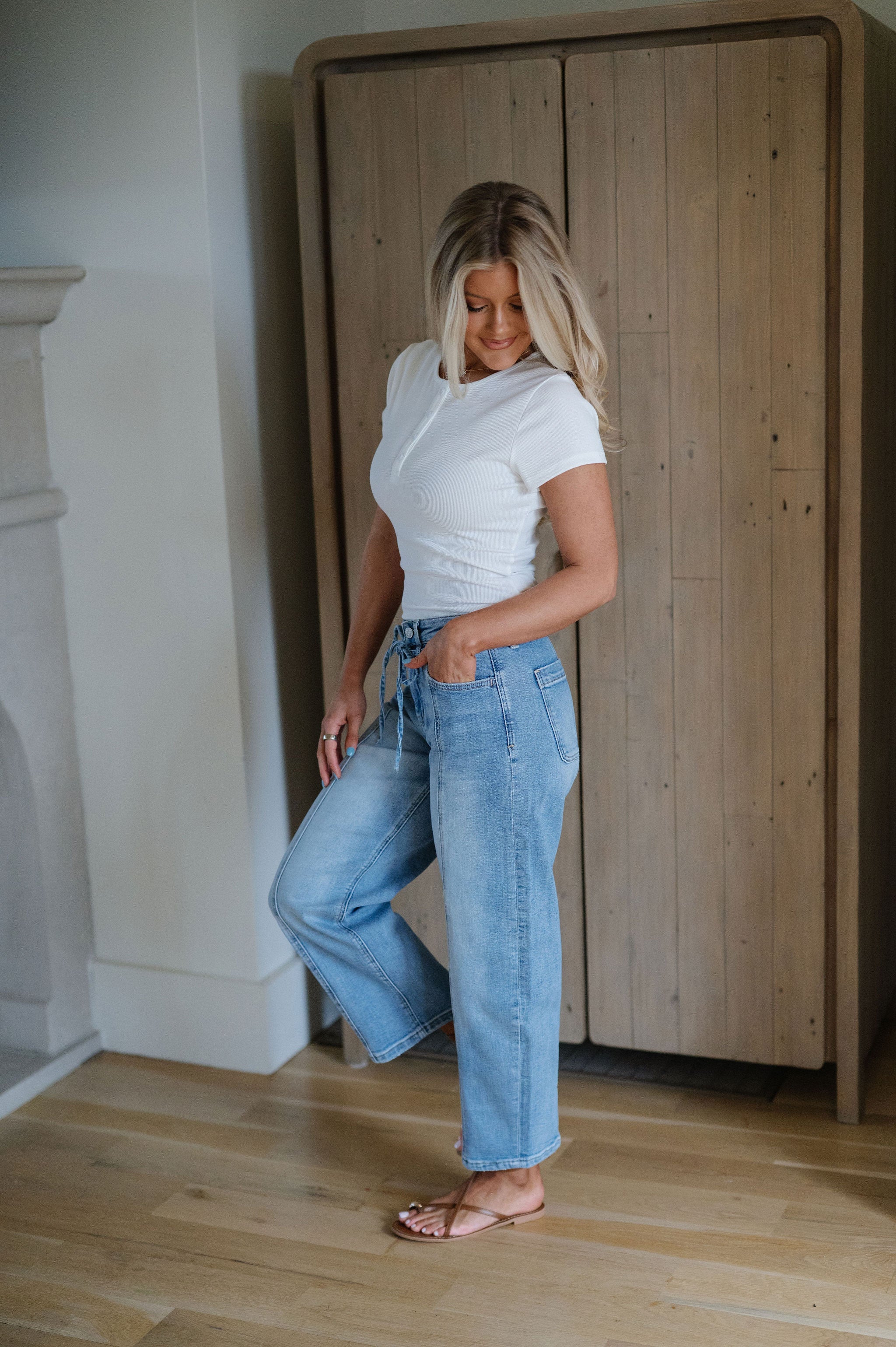 Jemison High Rise Barrel Jeans-Medium Wash