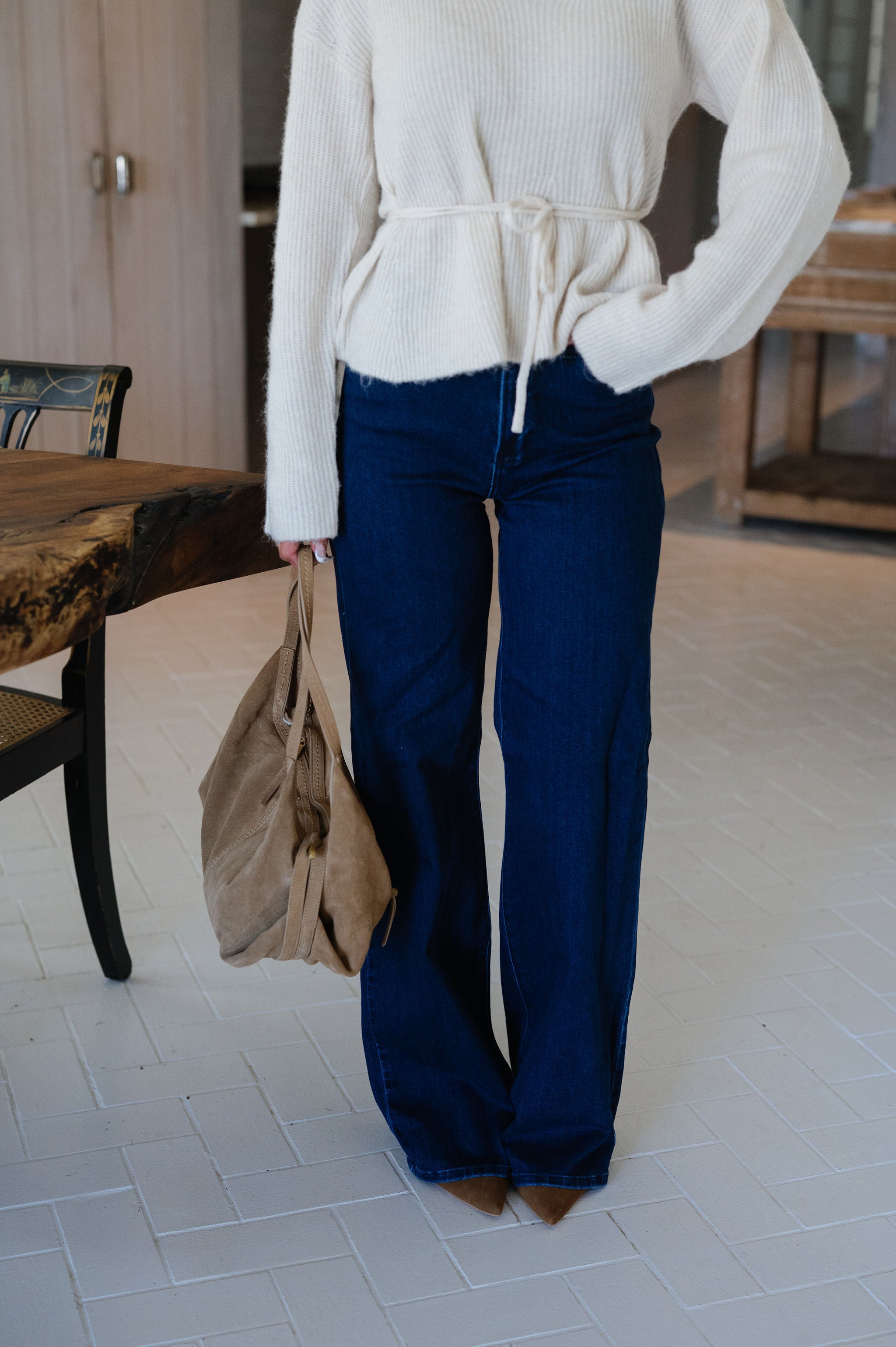 Ryan High Waisted Jean-Dark