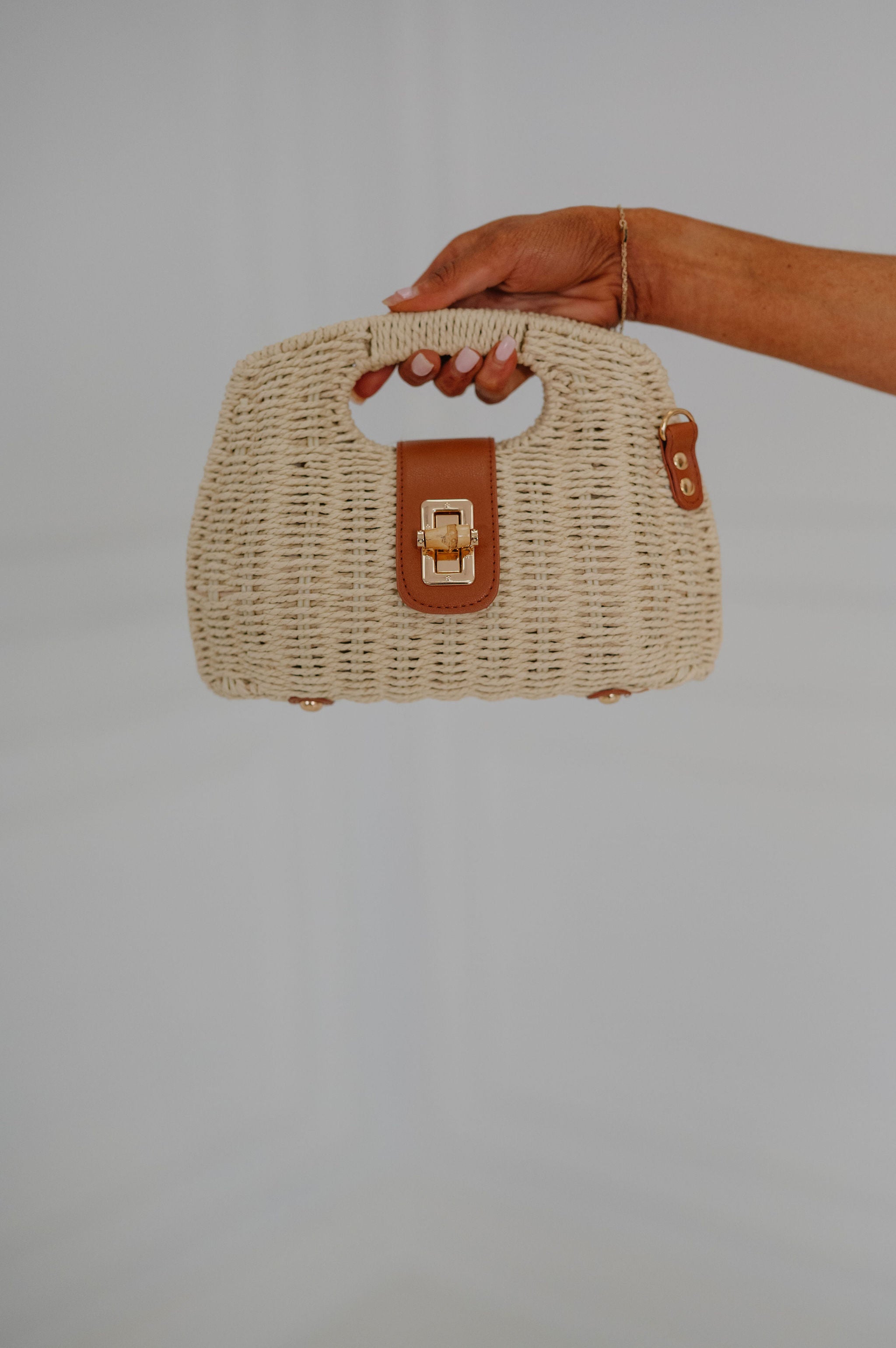 Daisy Straw Handbag
