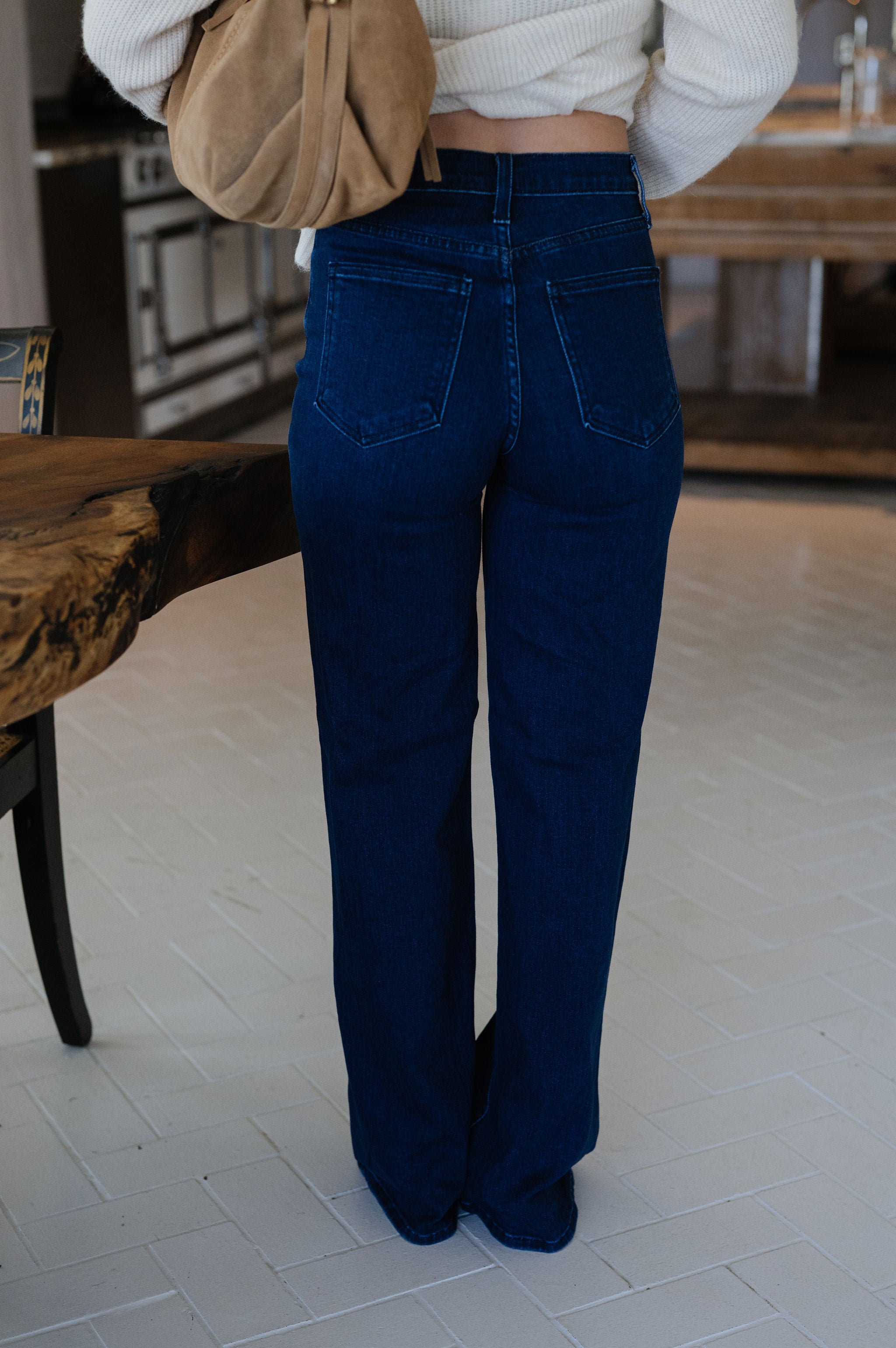 Ryan High Waisted Jean-Dark