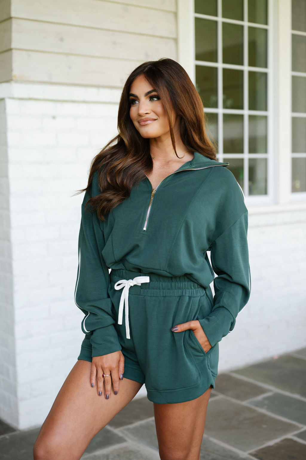 Lowrey Pullover Set-Pine