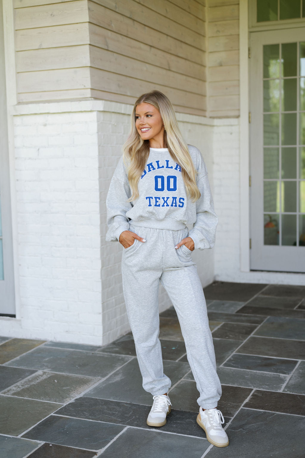 Dallas Sweat Set- Grey