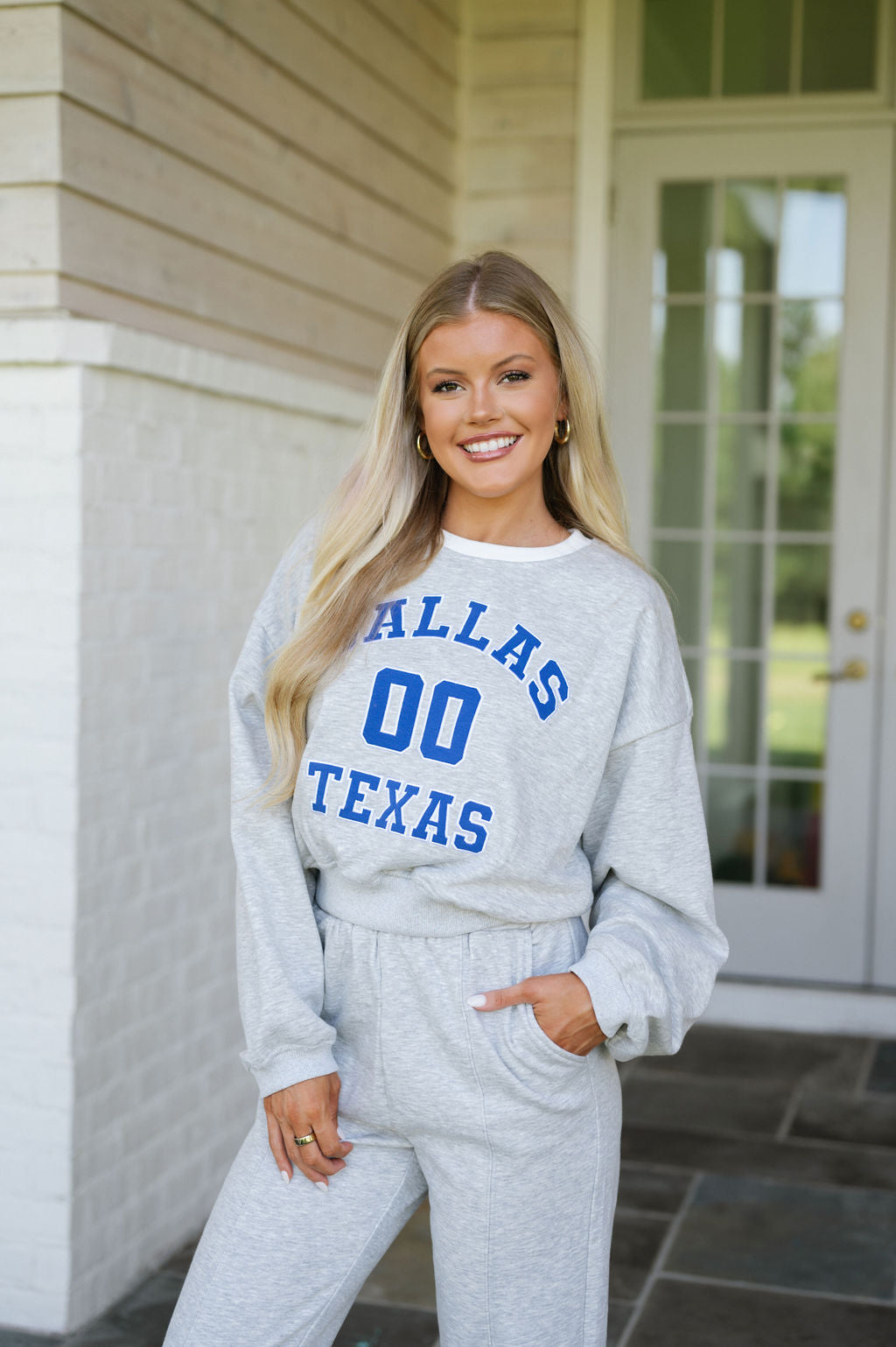 Dallas Sweat Set- Grey