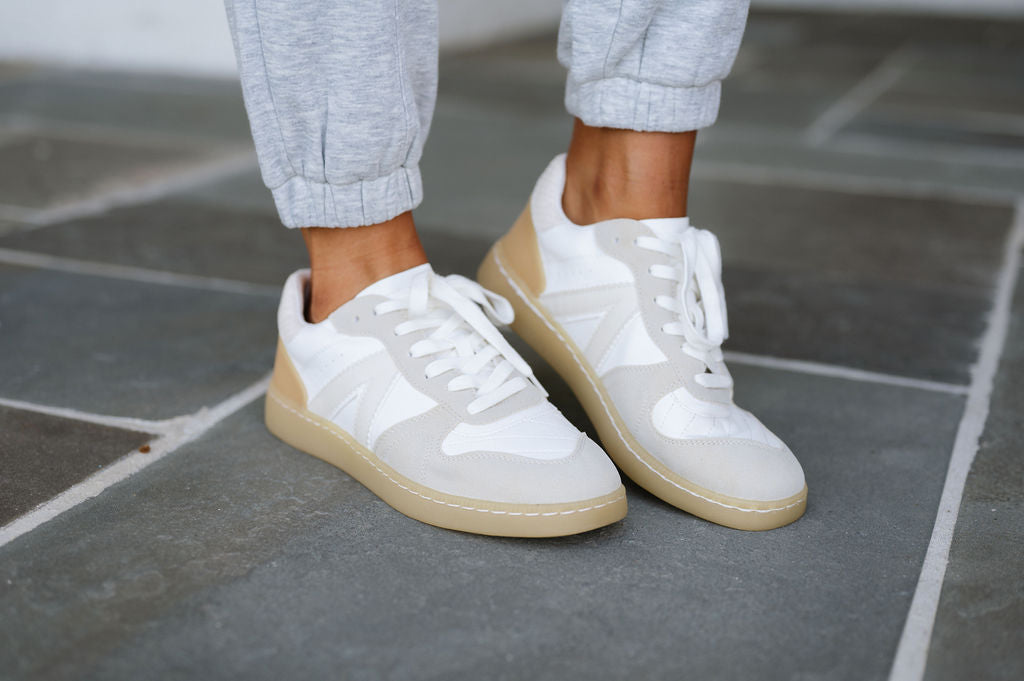 Vesta Sneaker-White/Ecru