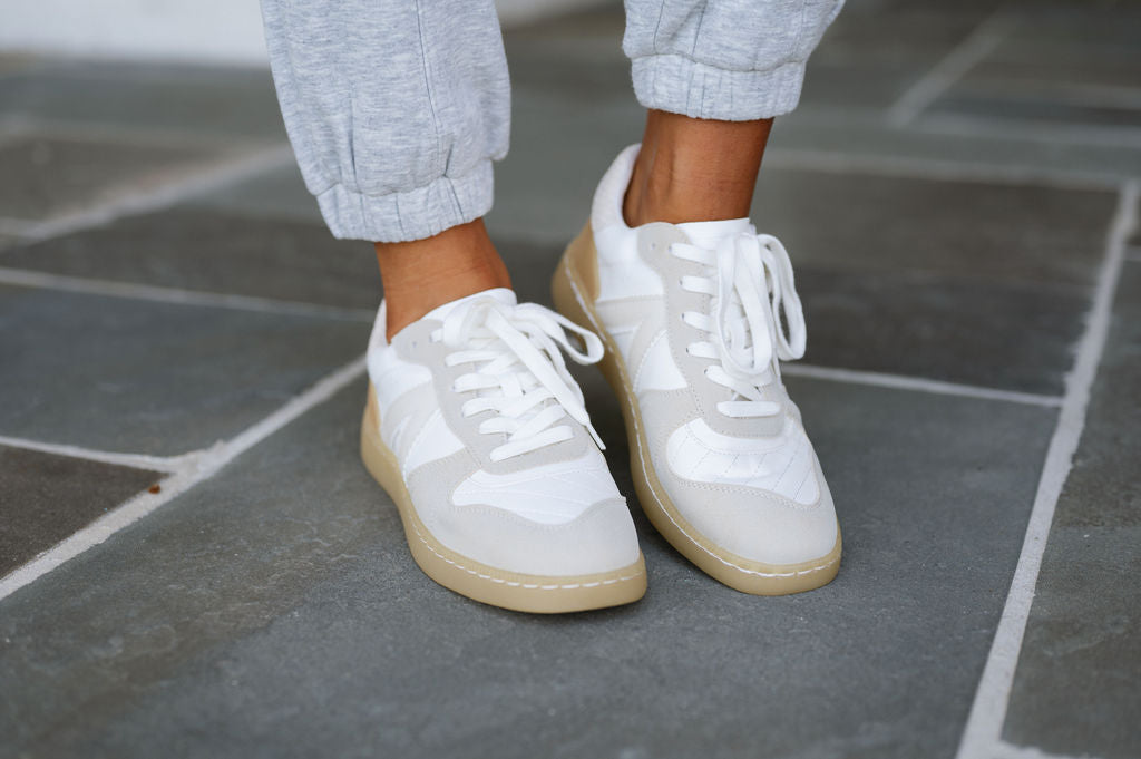 Vesta Sneaker-White/Ecru