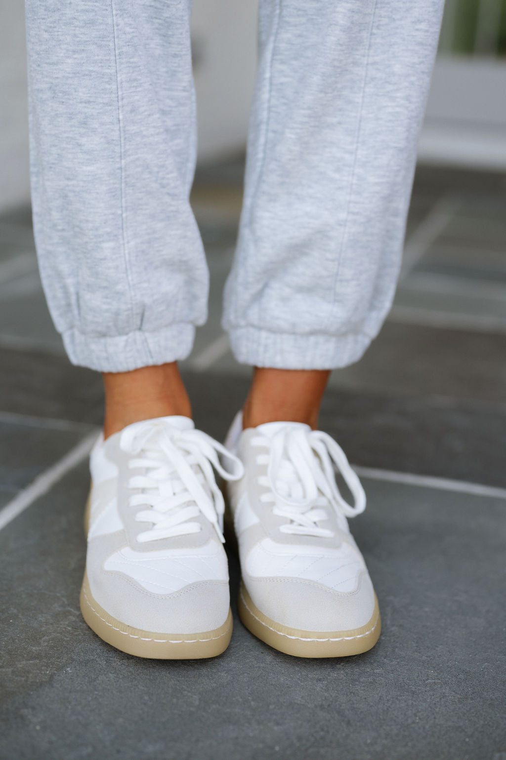 Vesta Sneaker-White/Ecru