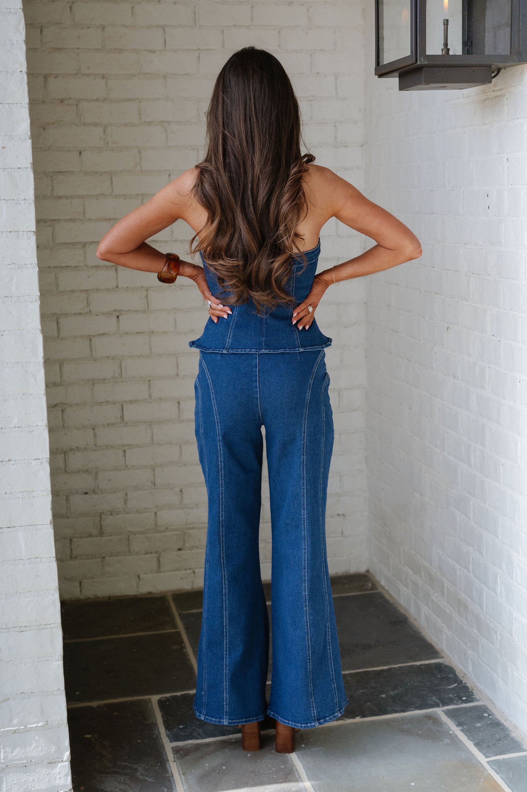 Annie Pants Set-Denim