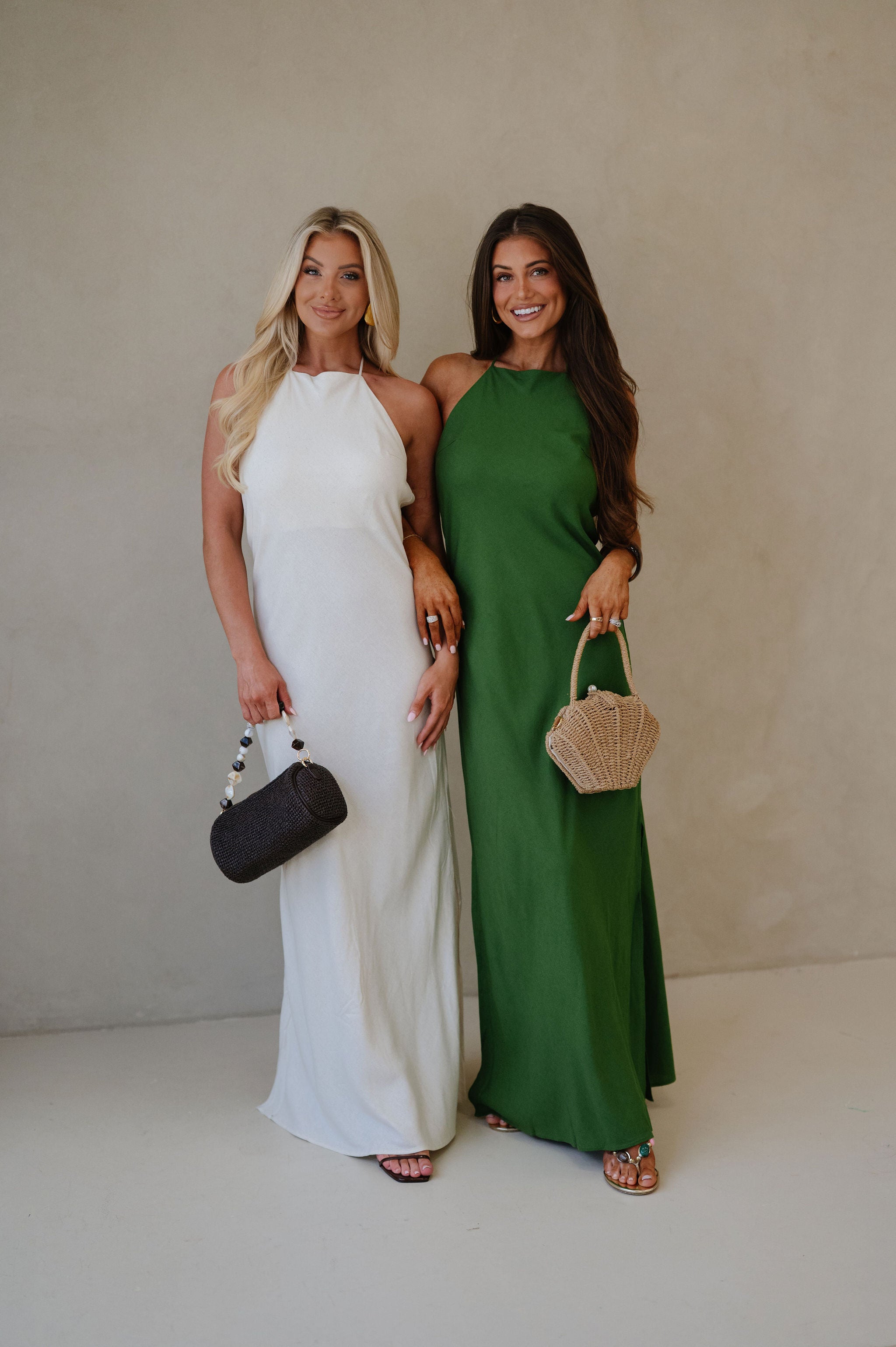 Monique Maxi Dress-Ibiza Green