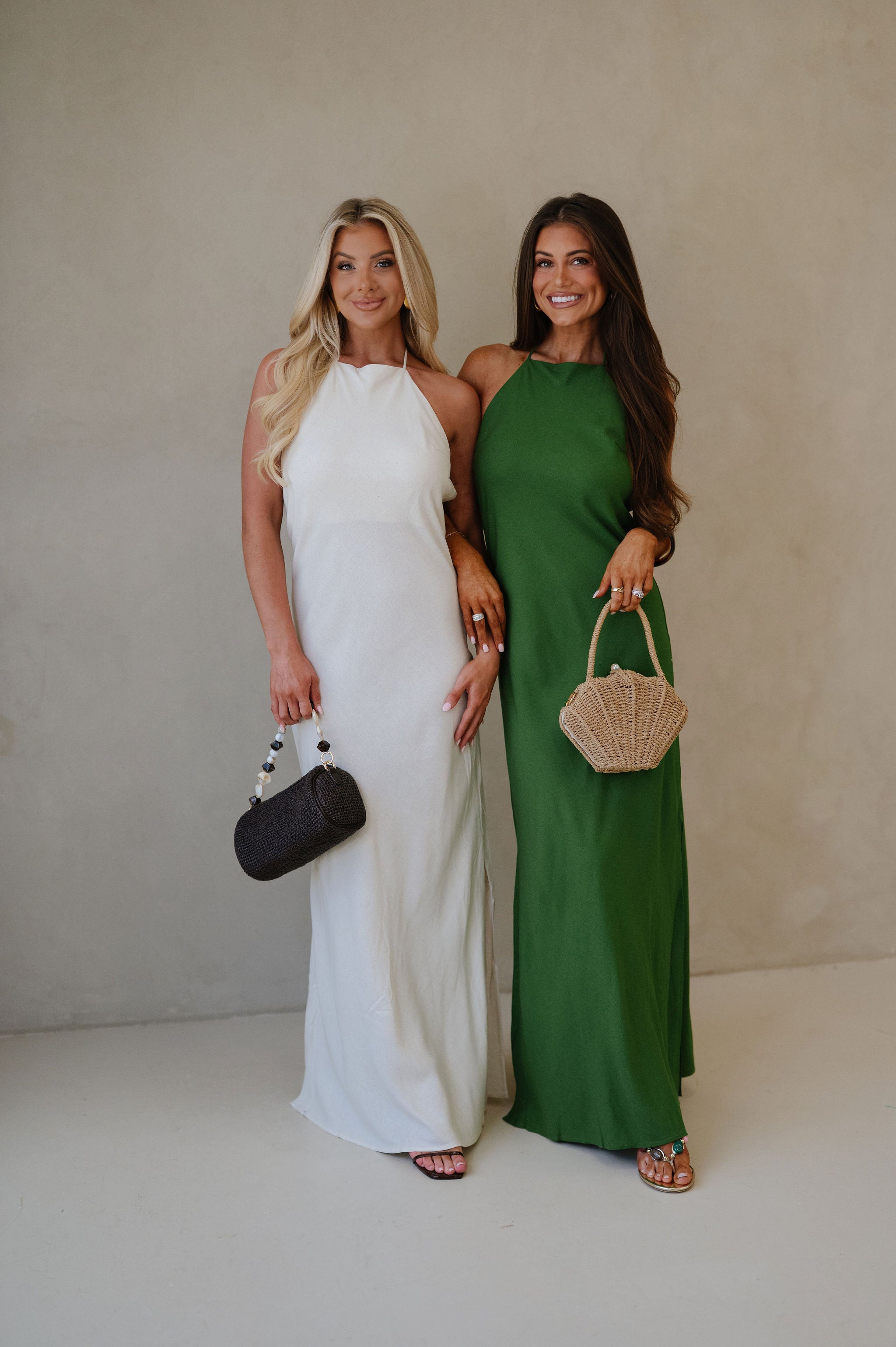 Monique Maxi Dress-Ibiza Green